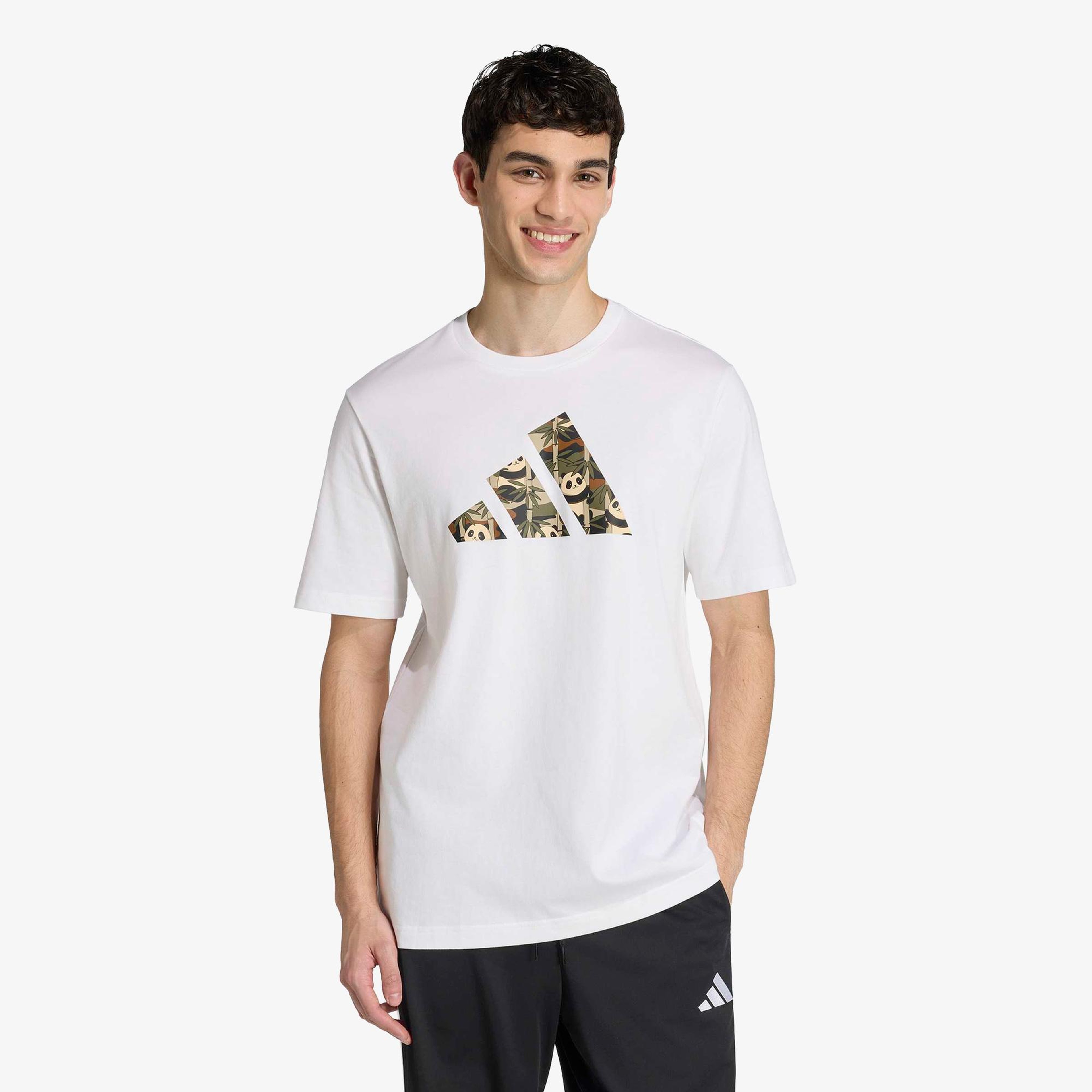 adidas Panda Erkek Beyaz T-Shirt