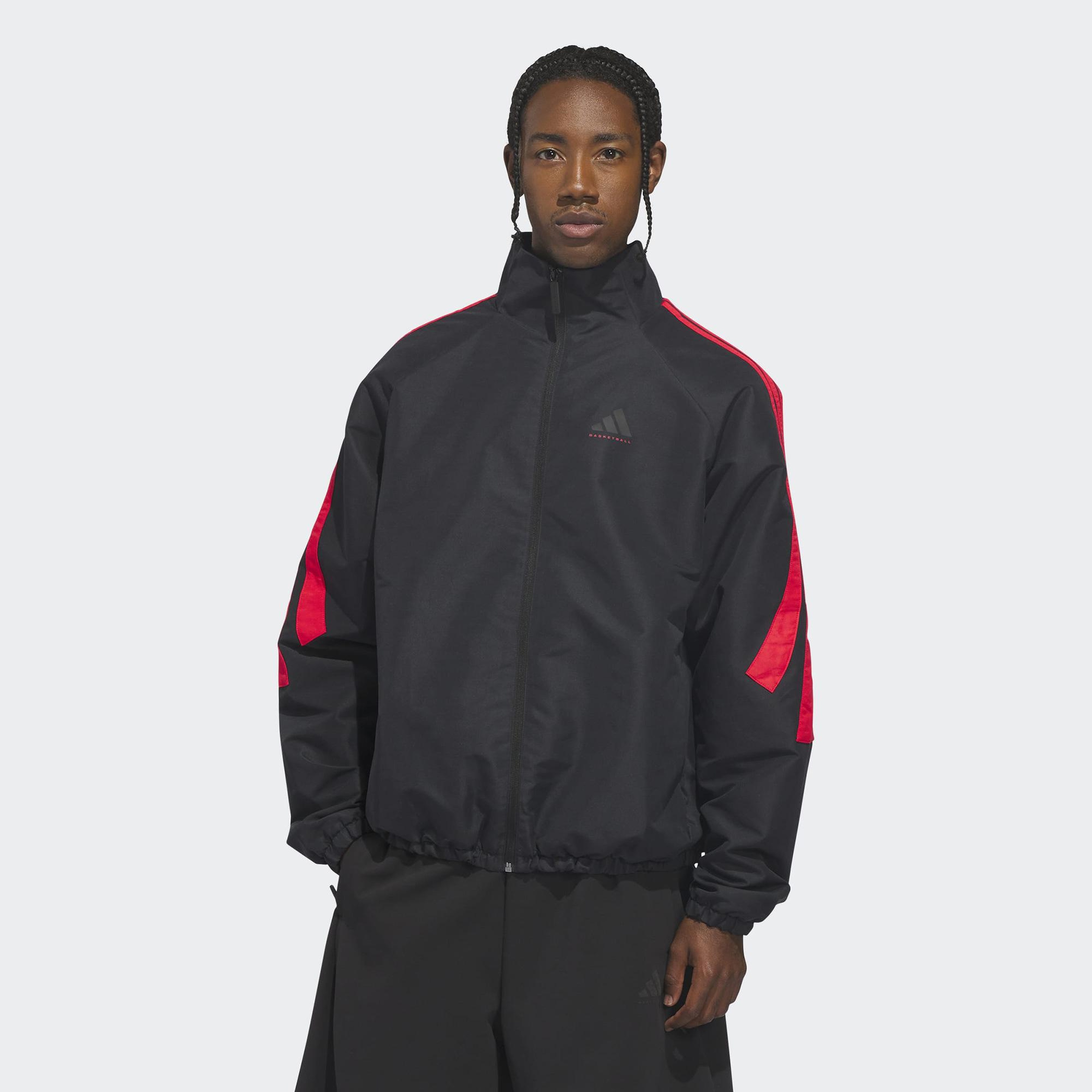 adidas Basketball Unisex Siyah Ceket