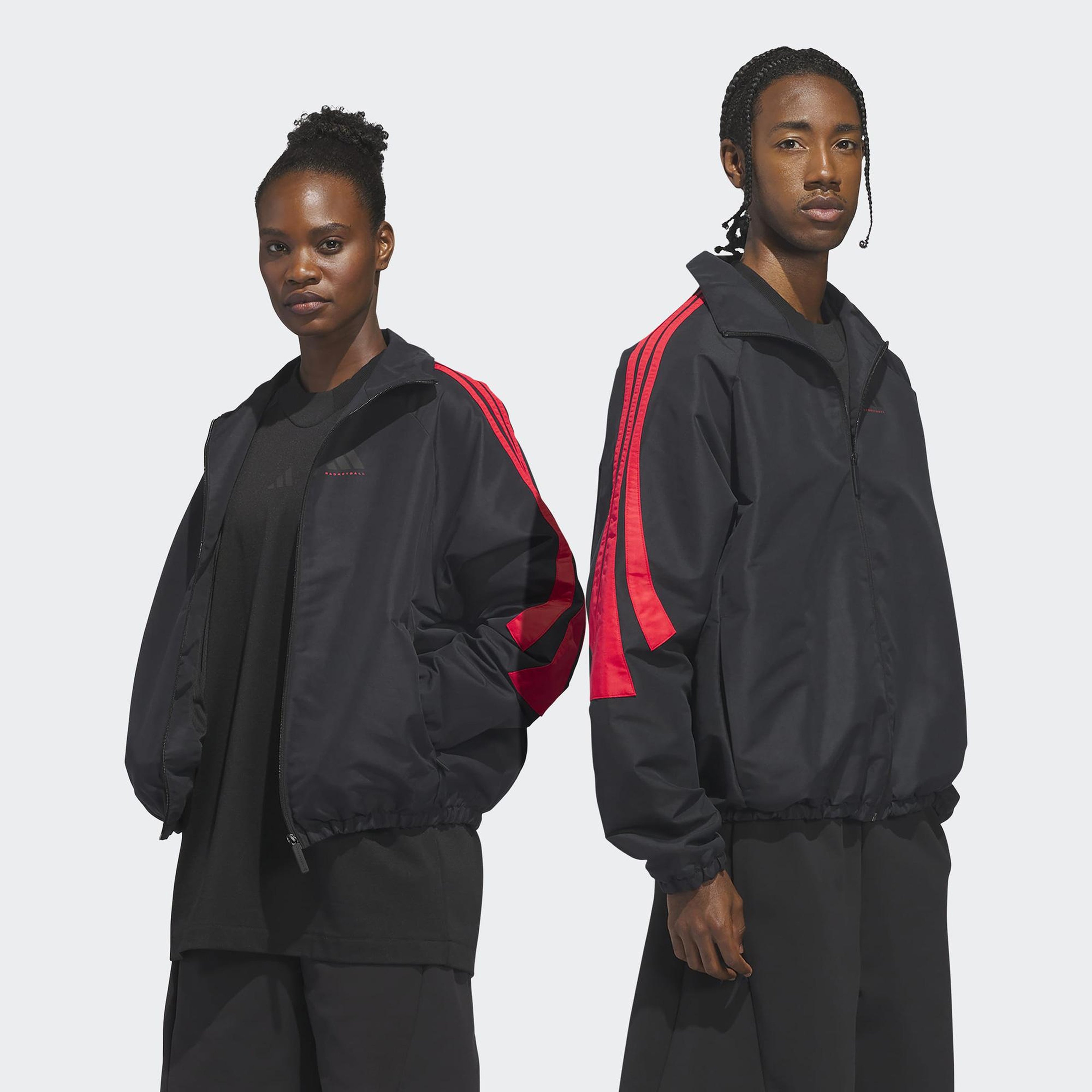 adidas Basketball Unisex Siyah Ceket