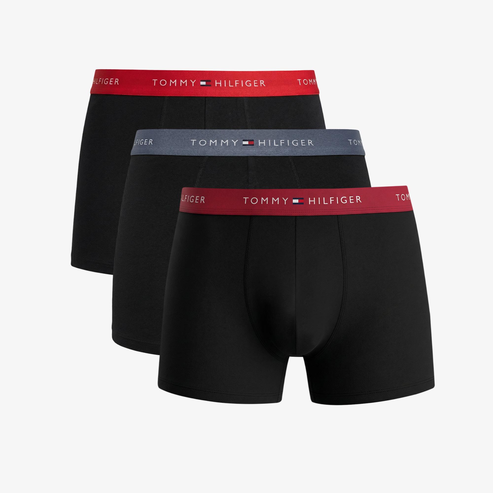 Tommy Hilfiger Signature Erkek Mavi Boxer