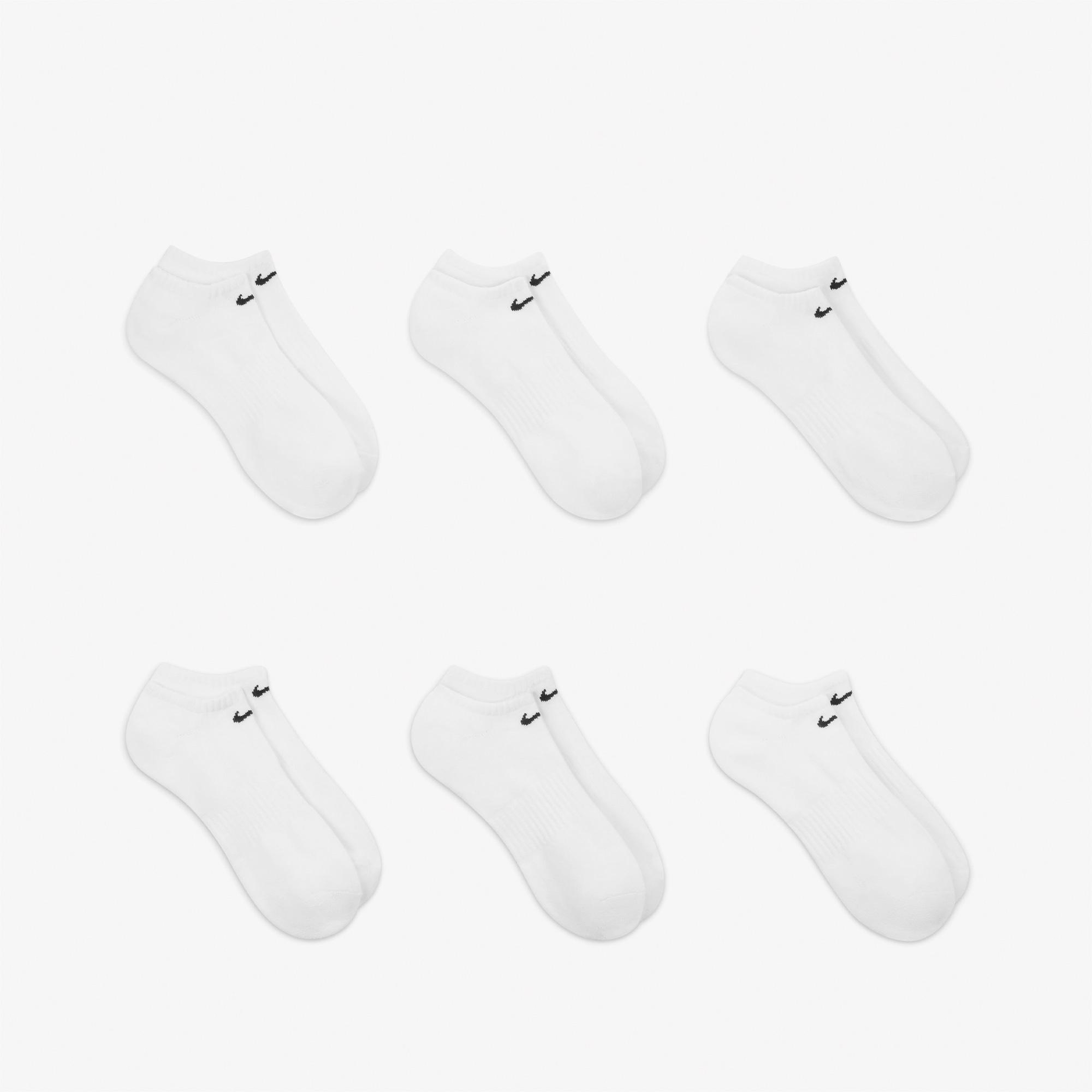 Nike Everyday Cushioned Unisex Beyaz Çorap