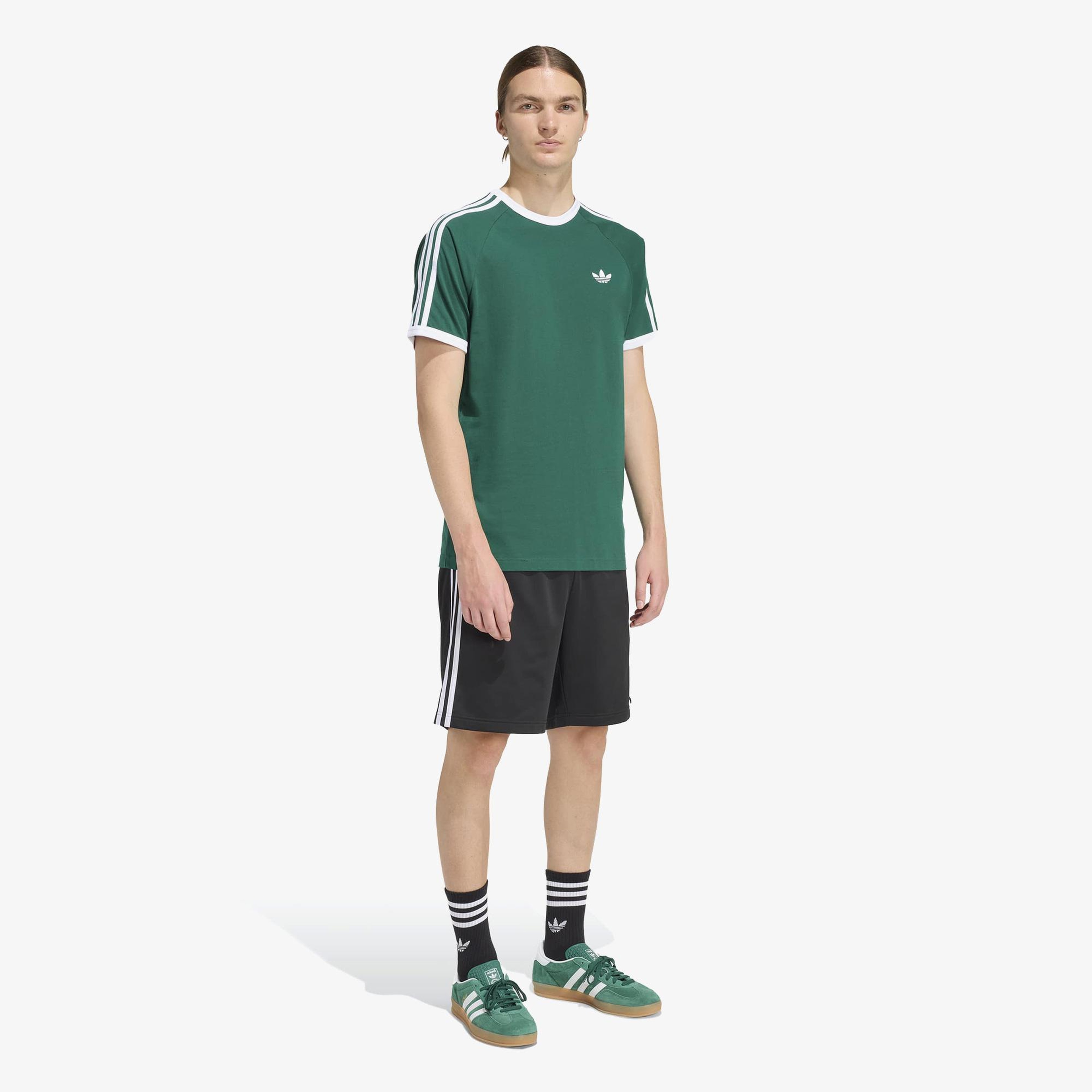 adidas 3-Stripes Erkek Yeşil T-Shirt