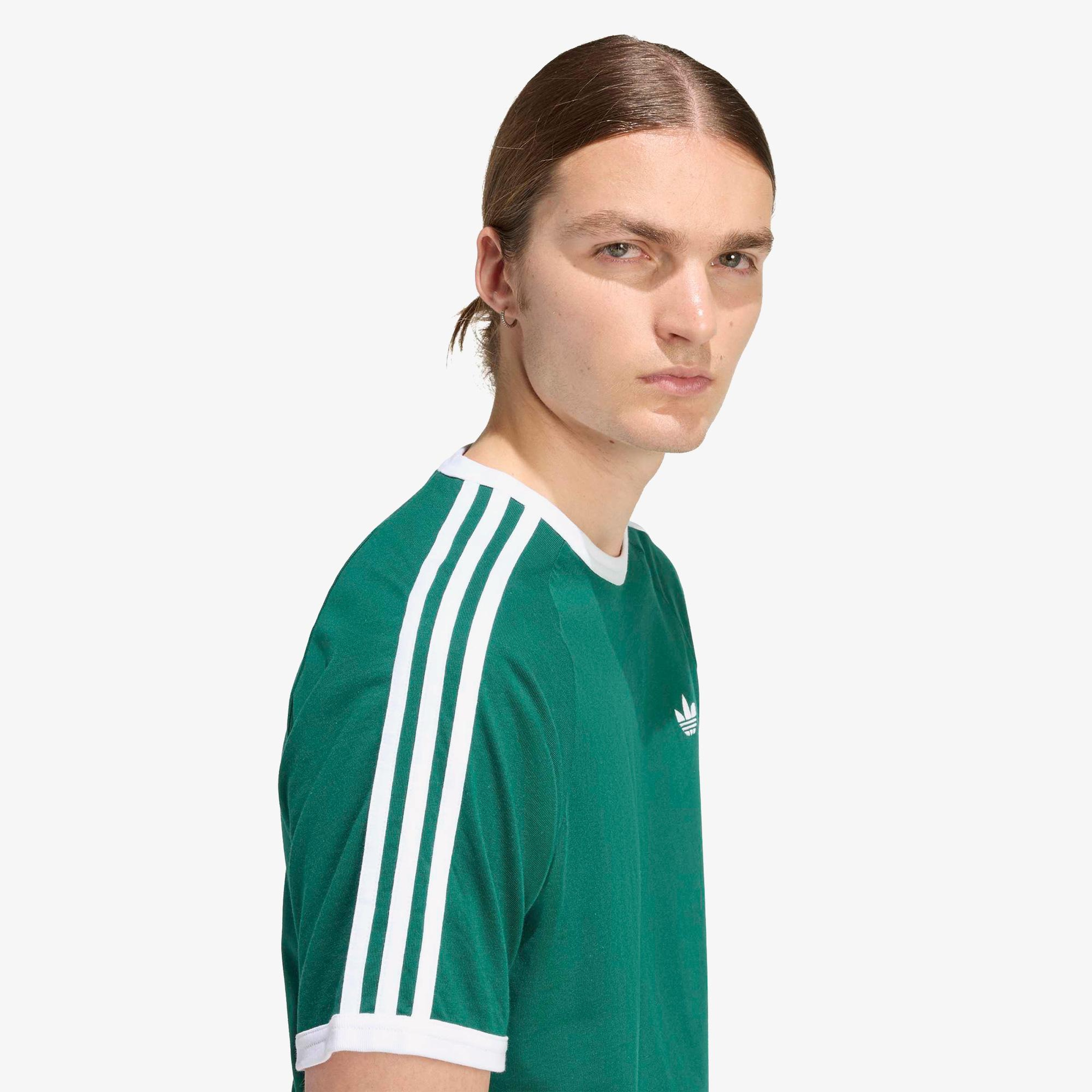 adidas 3-Stripes Erkek Yeşil T-Shirt