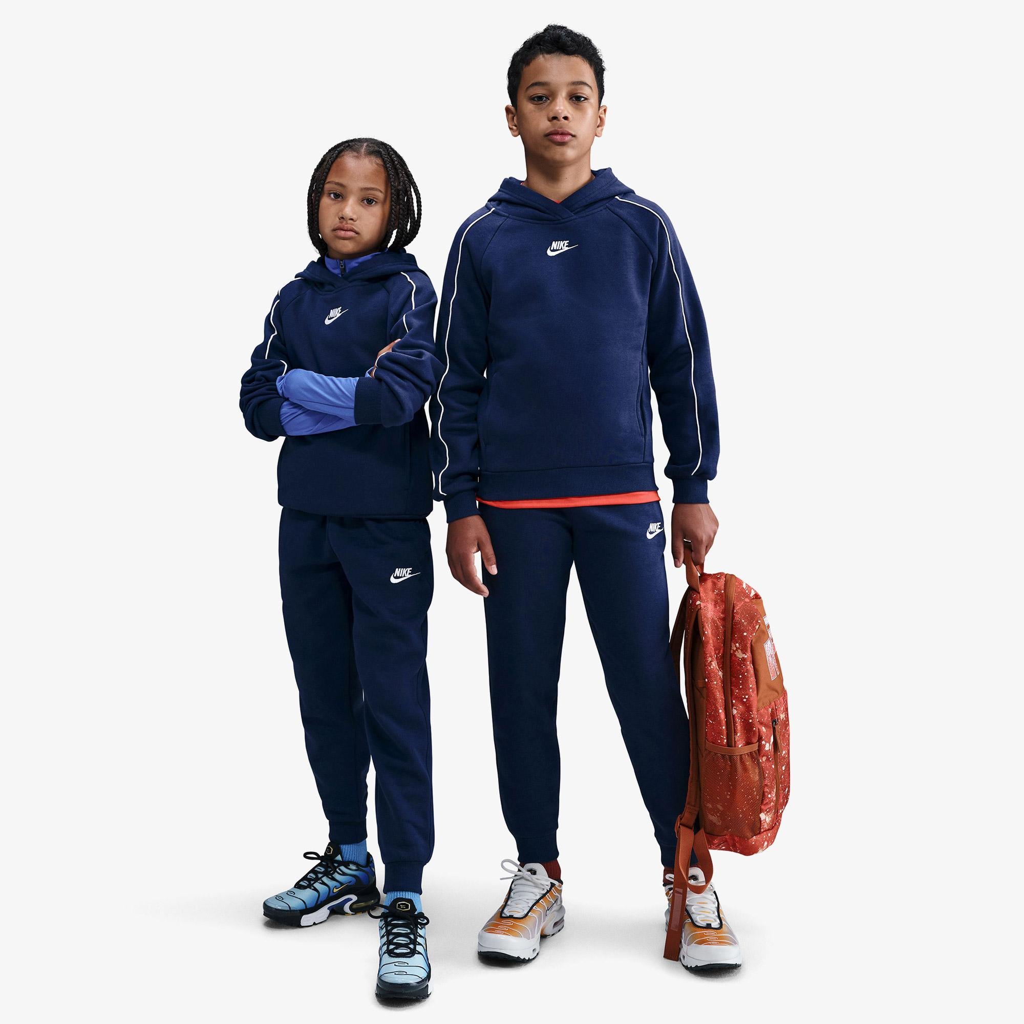 Nike Sportswear Club Fleece Çocuk Lacivert Eşofman Takımı