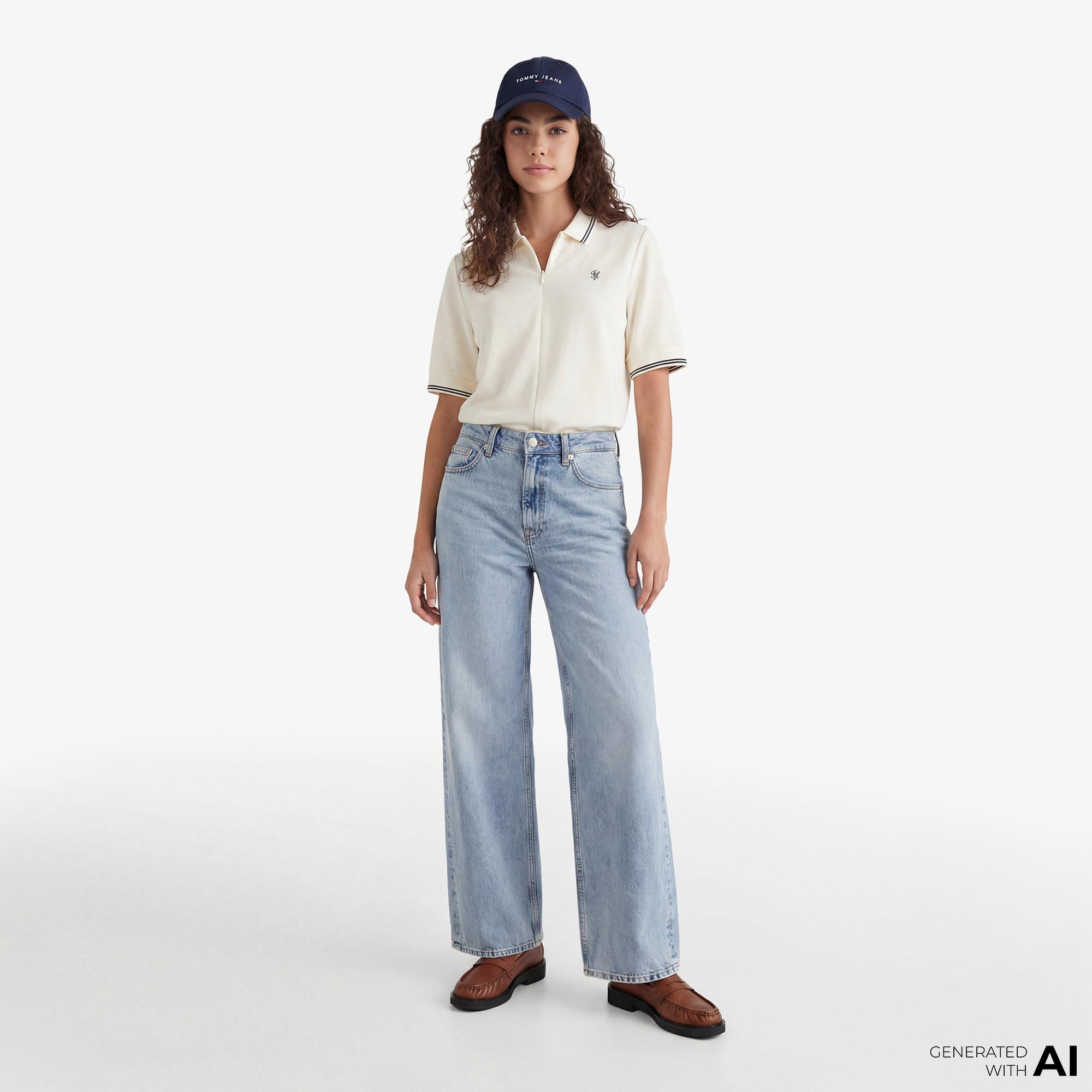 Tommy Hilfiger Snow Blues Kadın Mavi Jean