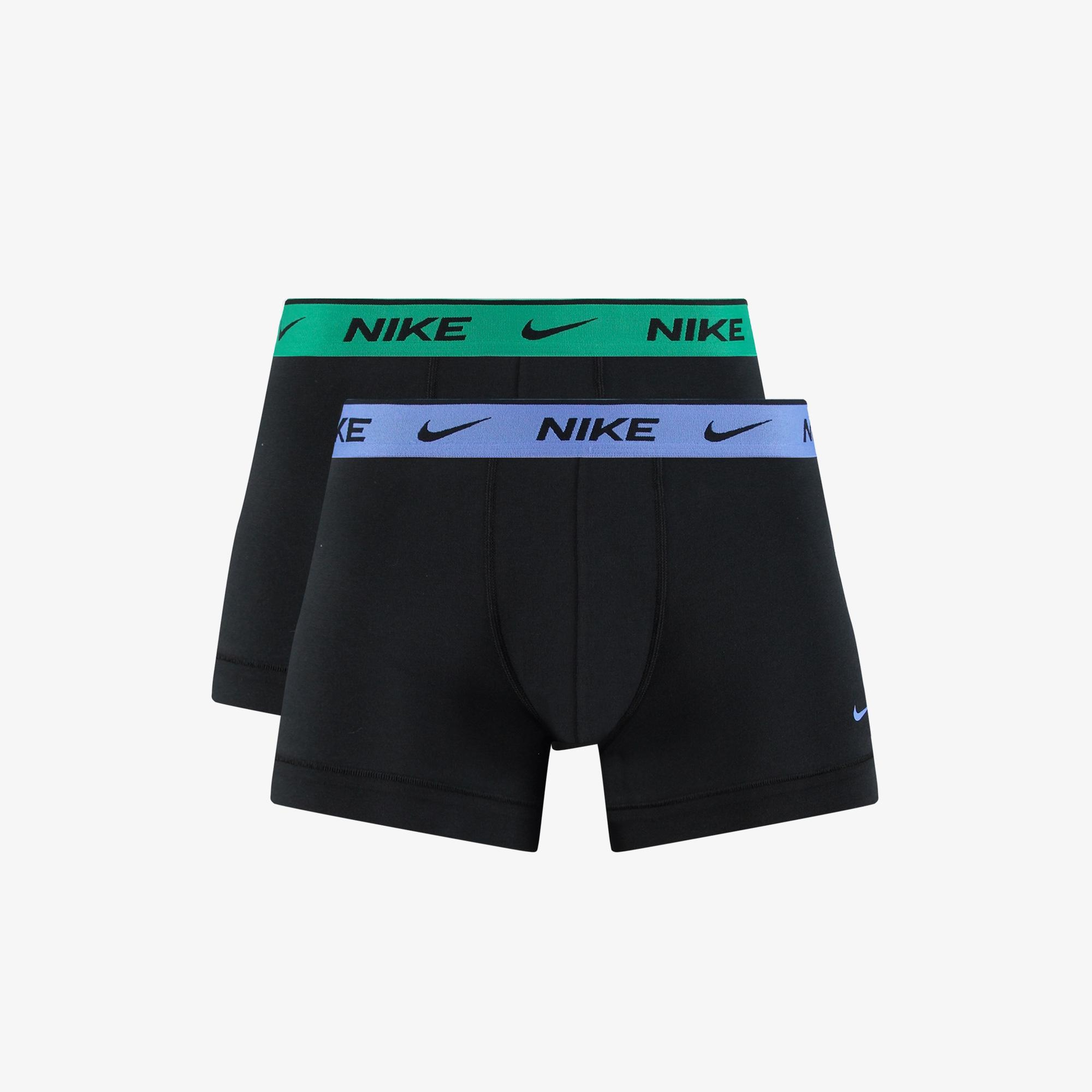 Nike Trunk 2' li Erkek Siyah Boxer