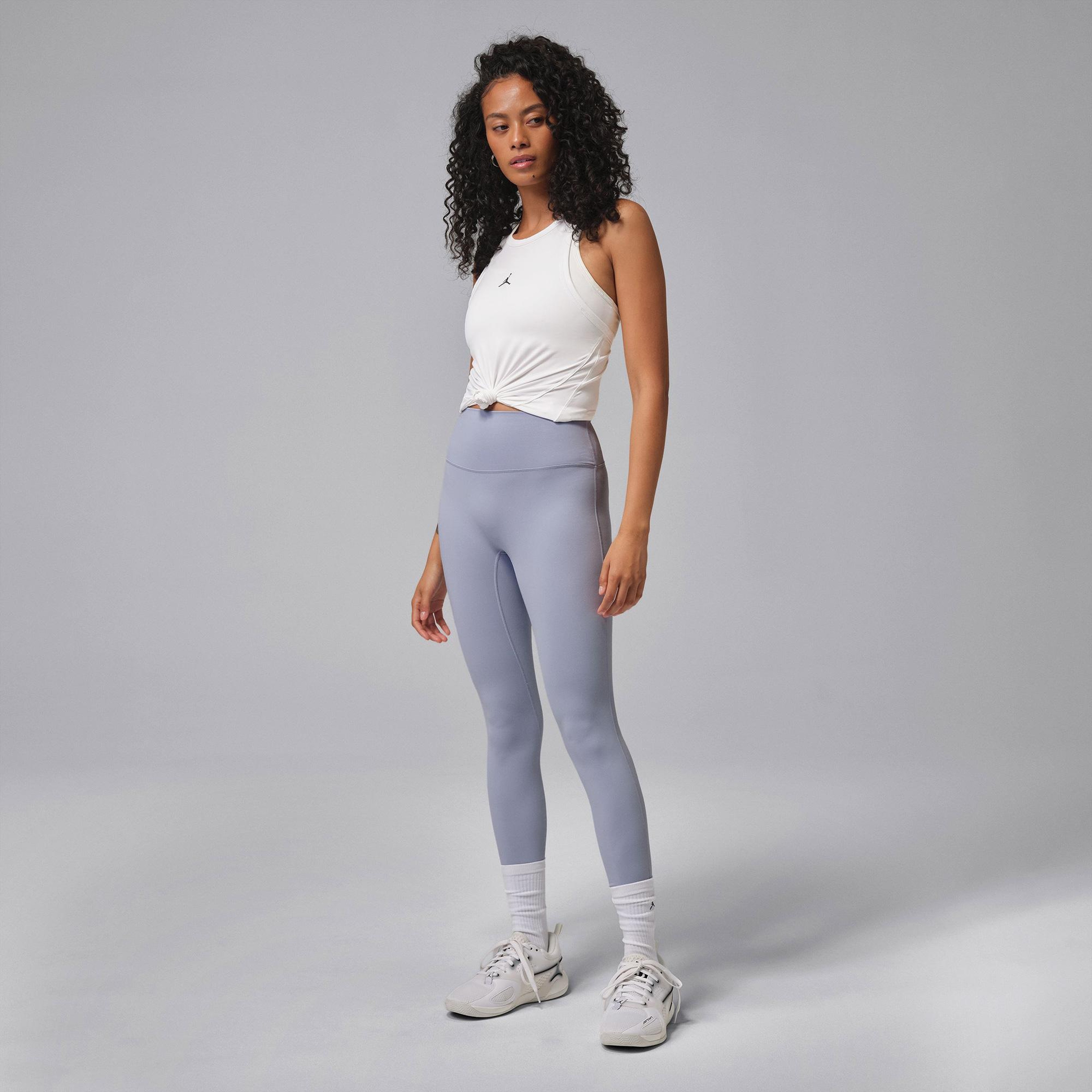 Jordan Sport Dri-Fit Essentials Kadın Beyaz Kolsuz T-Shirt