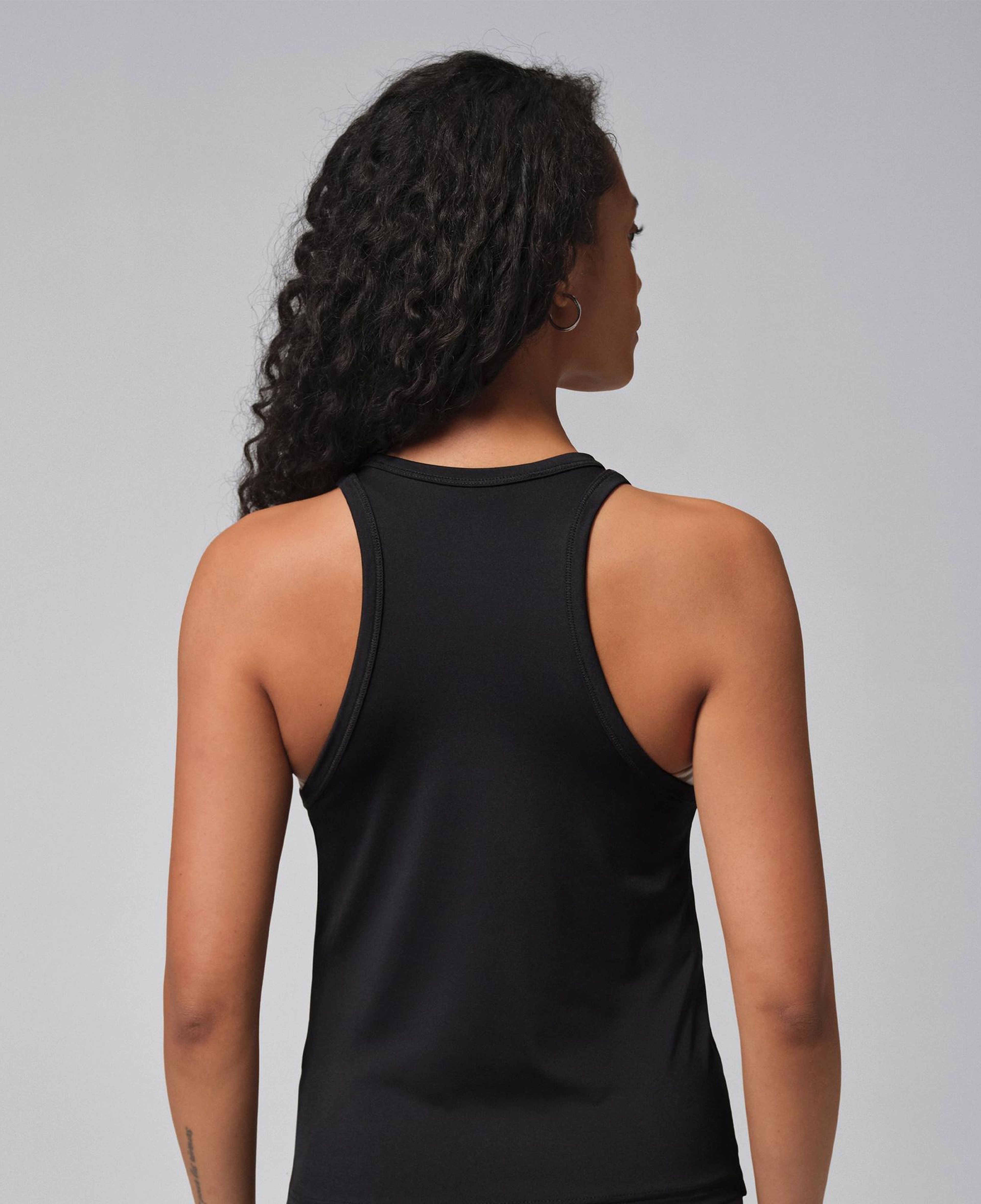 Jordan Sport Dri-Fit Essentials Kadın Siyah Kolsuz T-Shirt