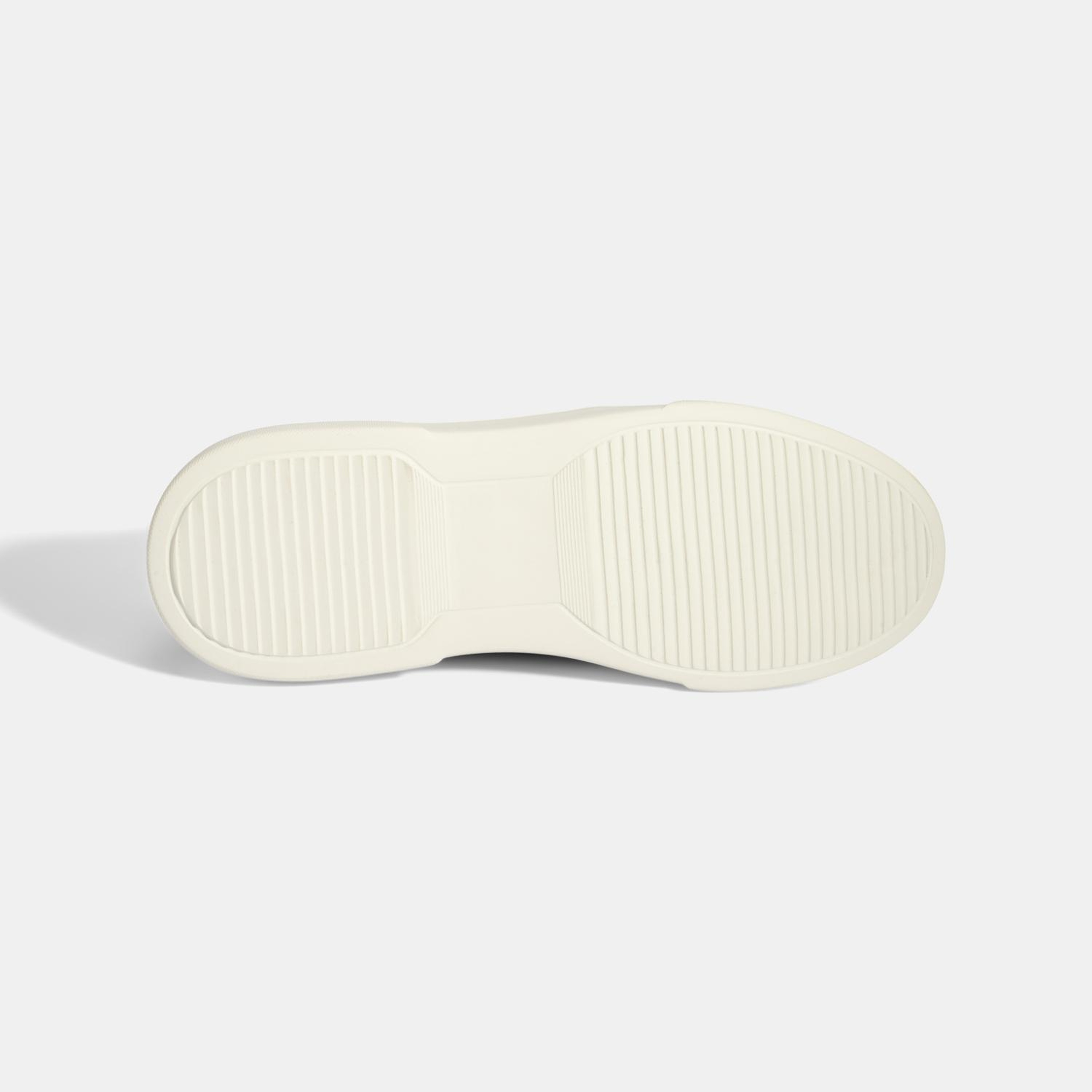 Erkek Siyah Bağcıklı Deri Sneaker