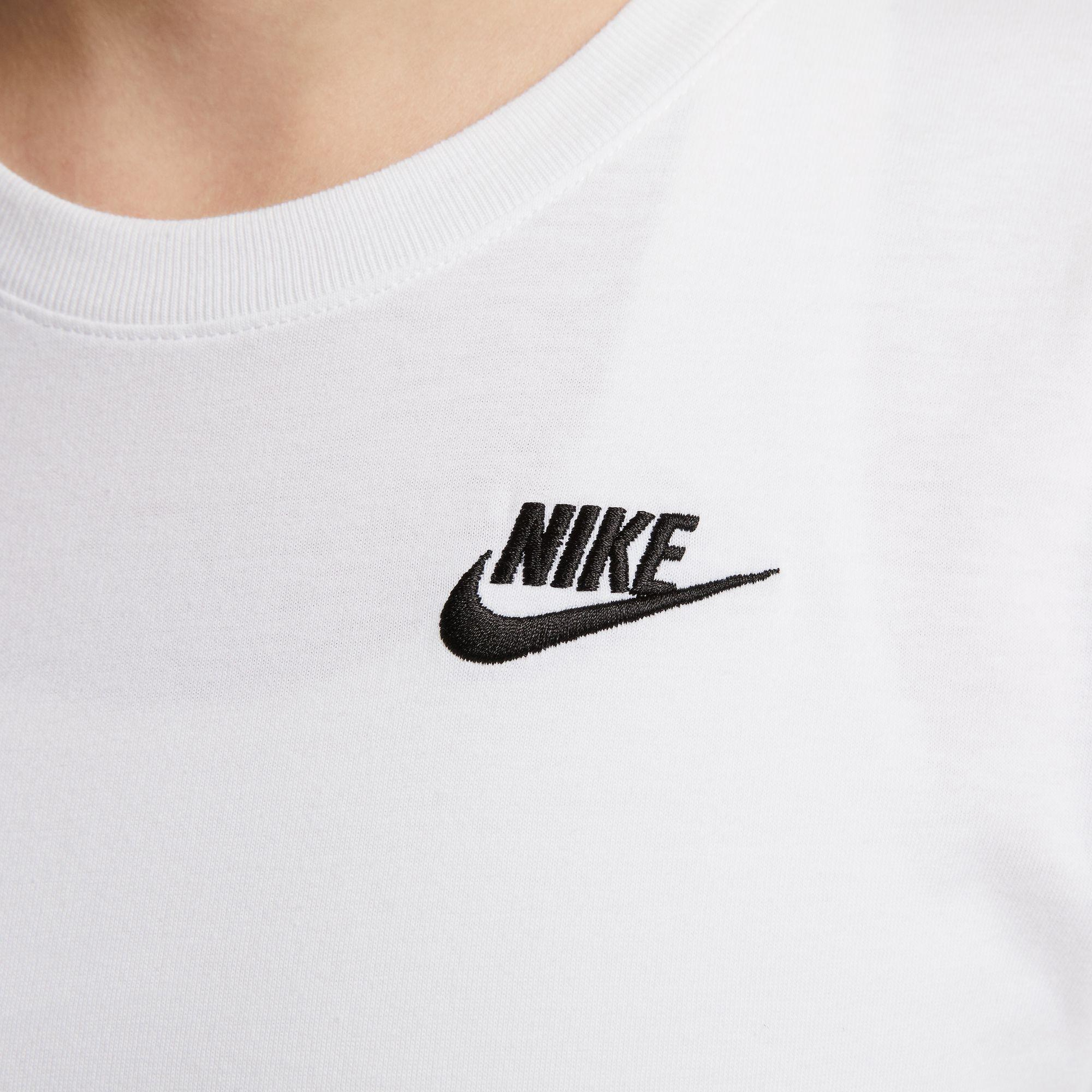 Nike Sportswear Club Kadın Beyaz T-Shirt