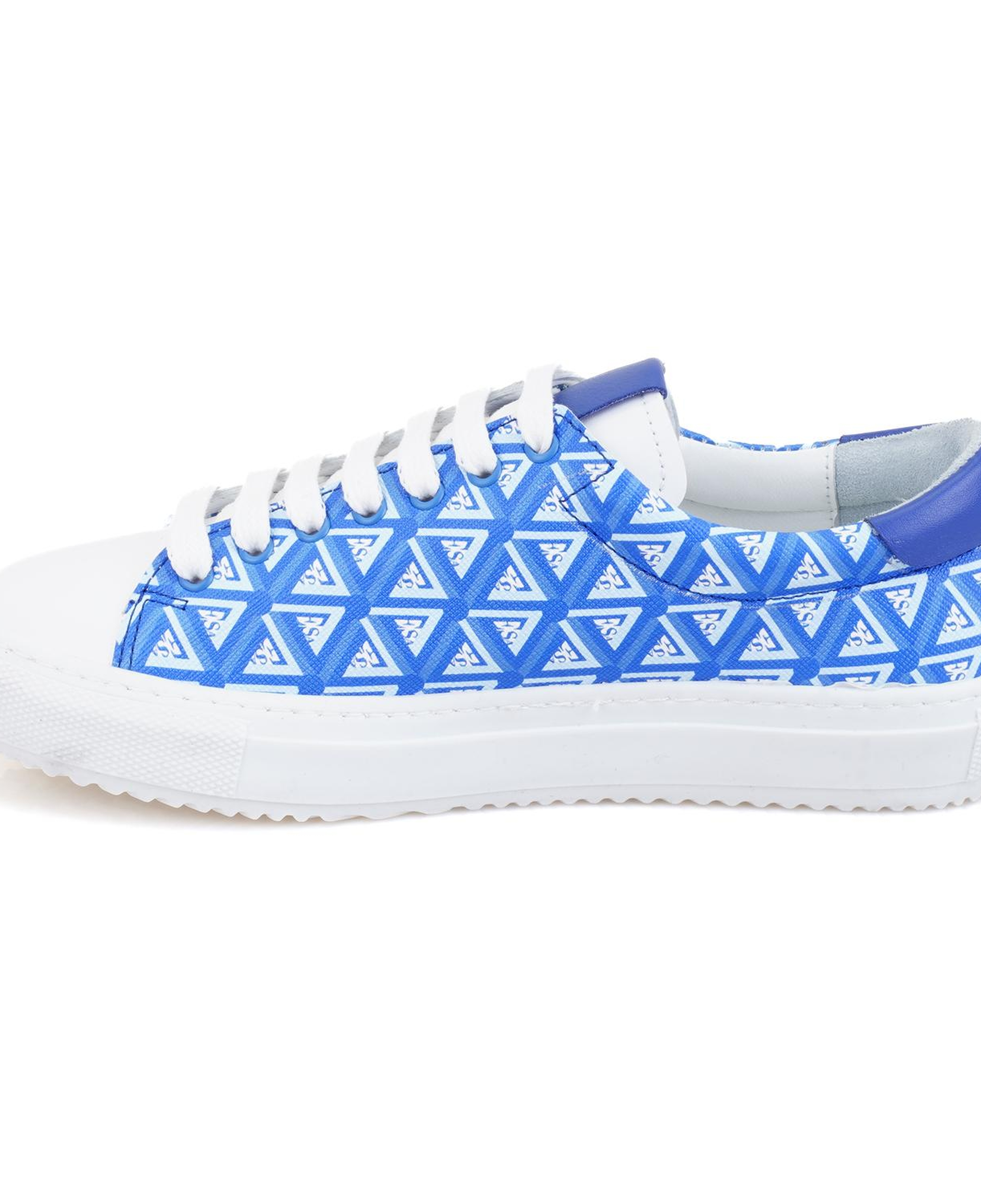 Kadın Mavi Monogram Spor Ayakkabı