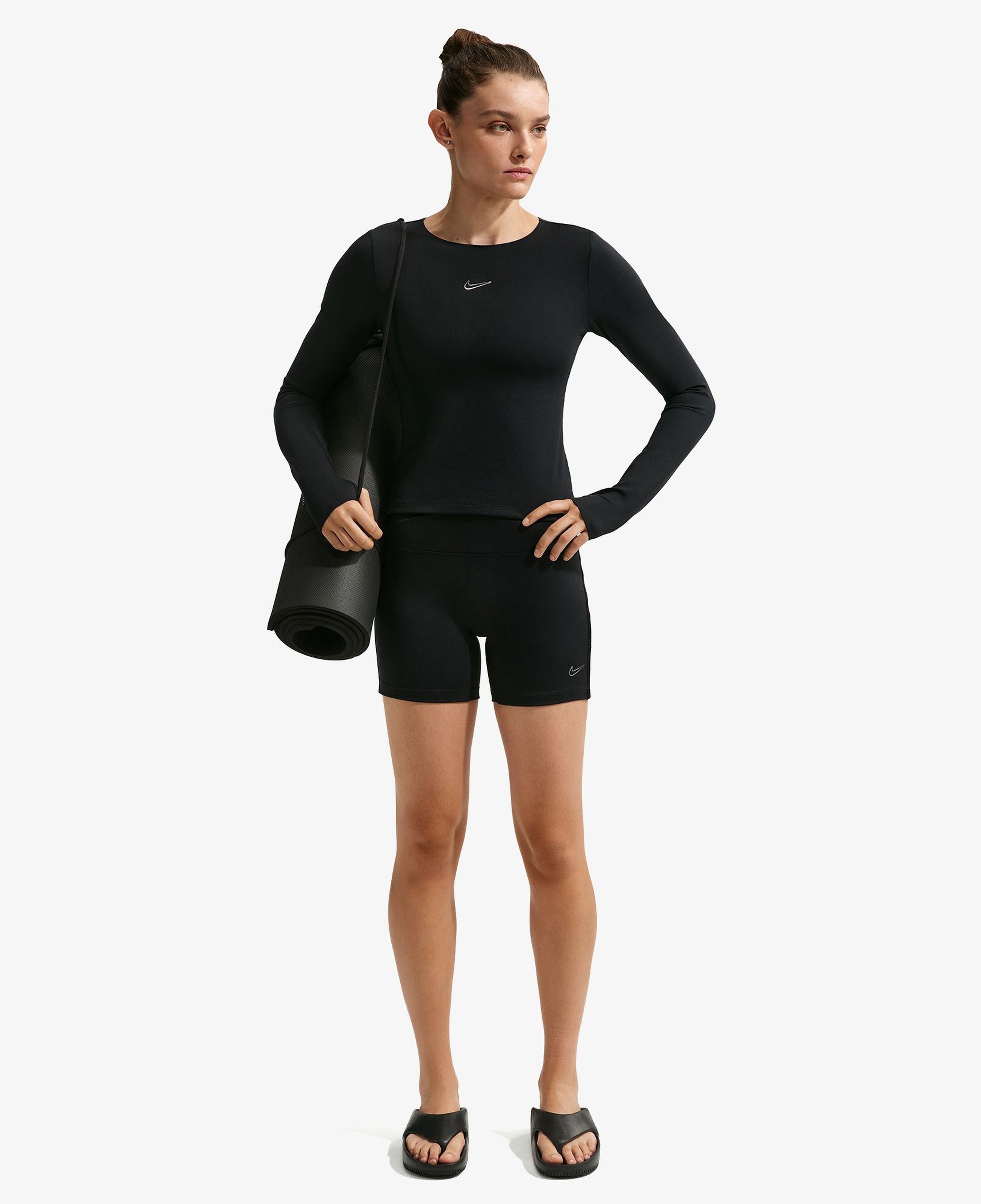 Nike Dri-Fit One 13 cm Kadın Siyah Kısa Tayt