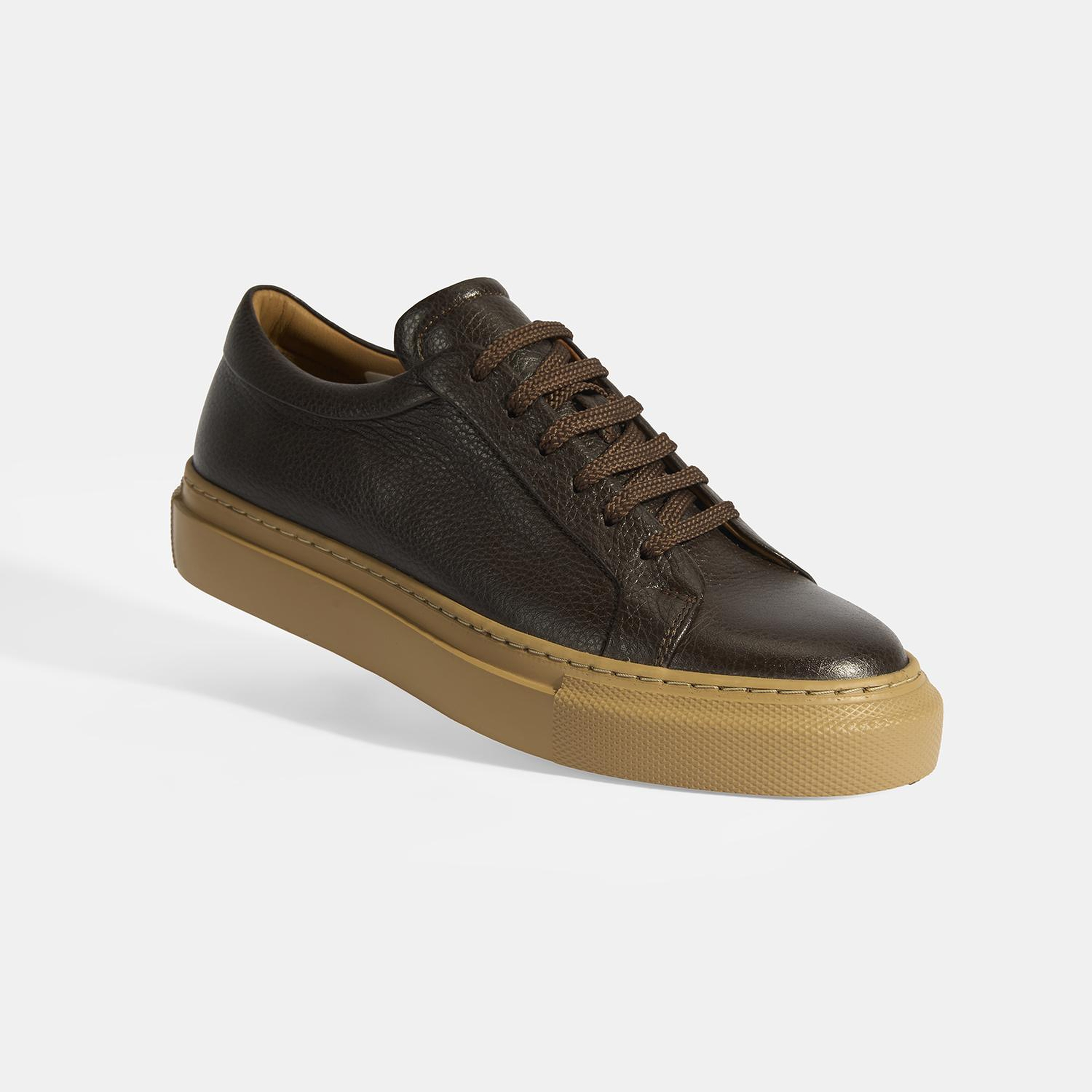 Eliseo Kahve Erkek Deri Bağcıklı Günlük Ayakkabı