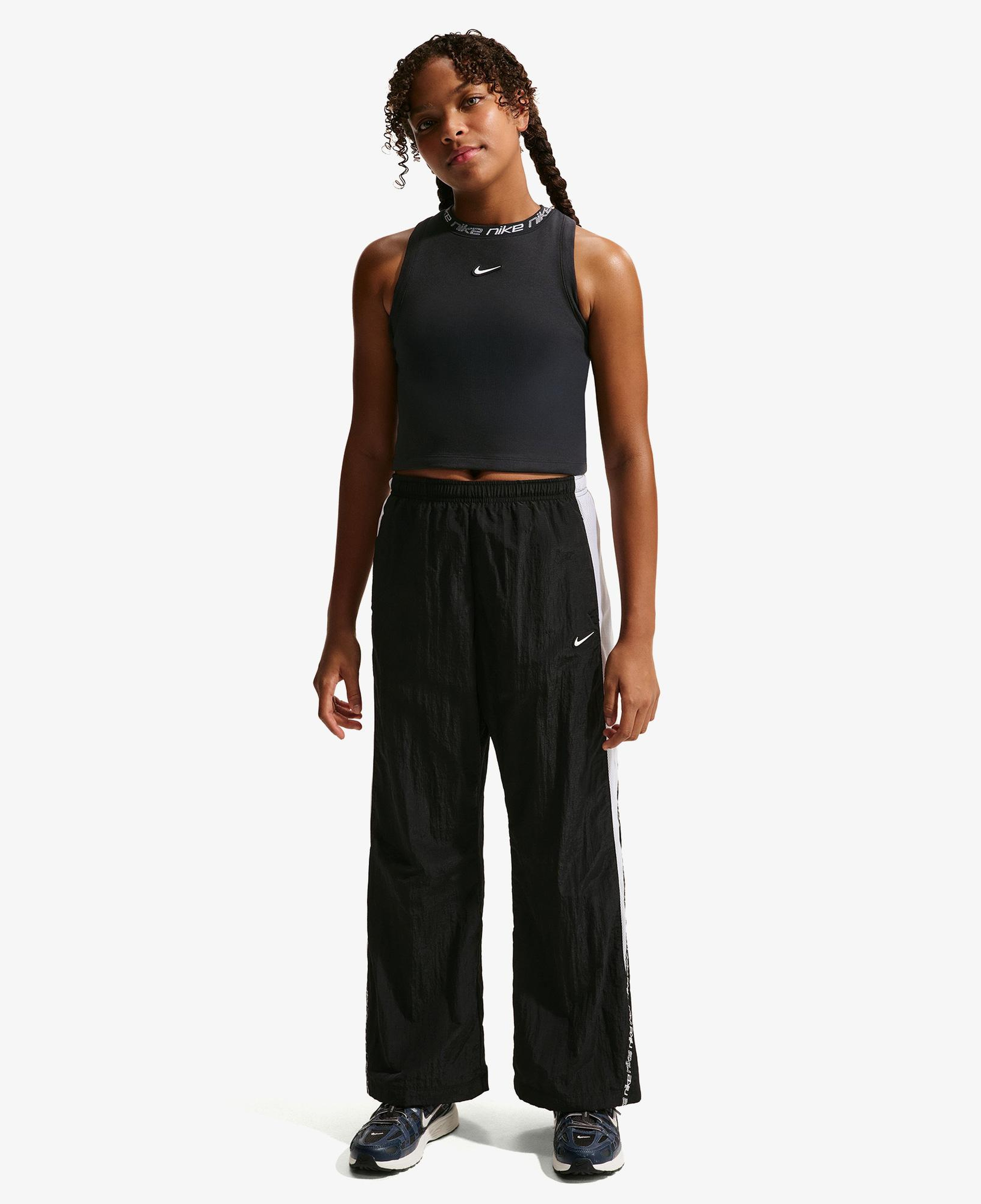 Nike Sportswear Dri-Fit Çocuk Siyah Kolsuz T-Shirt