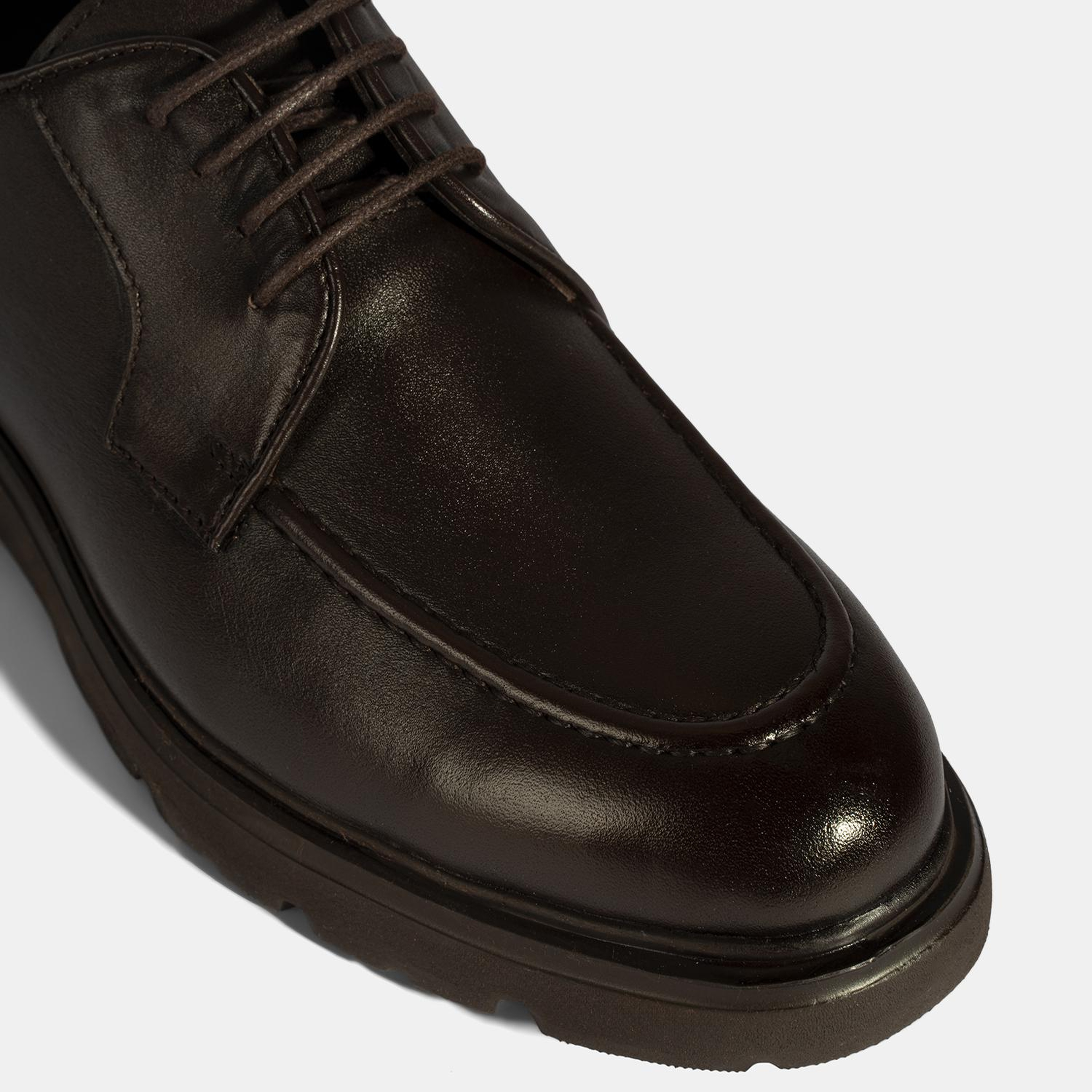 Erkek Kahve Deri Günlük Ayakkabı