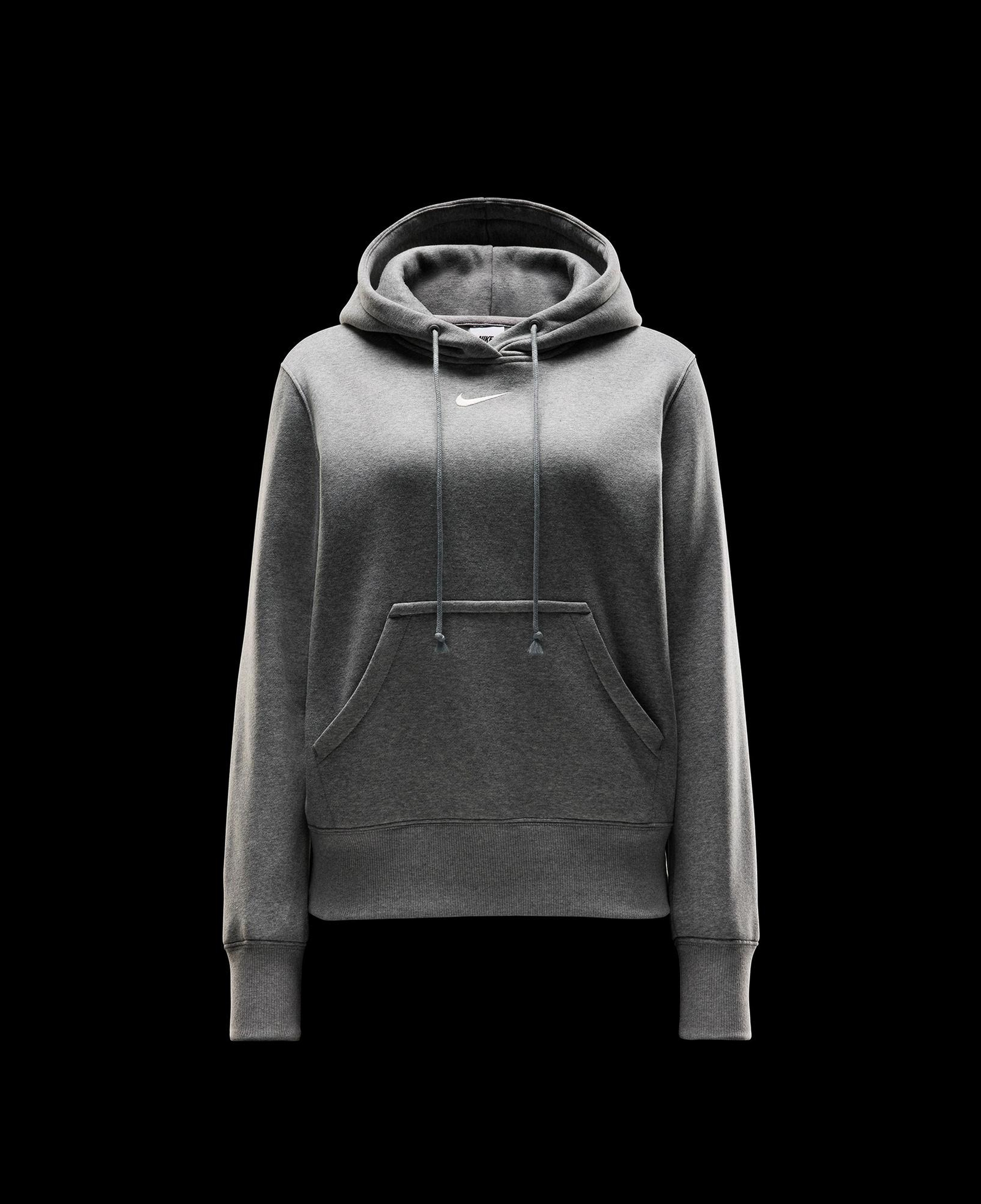 Nike Sportswear Phoenix Fleece Kadın Gri Kapüşonlu Hoodie