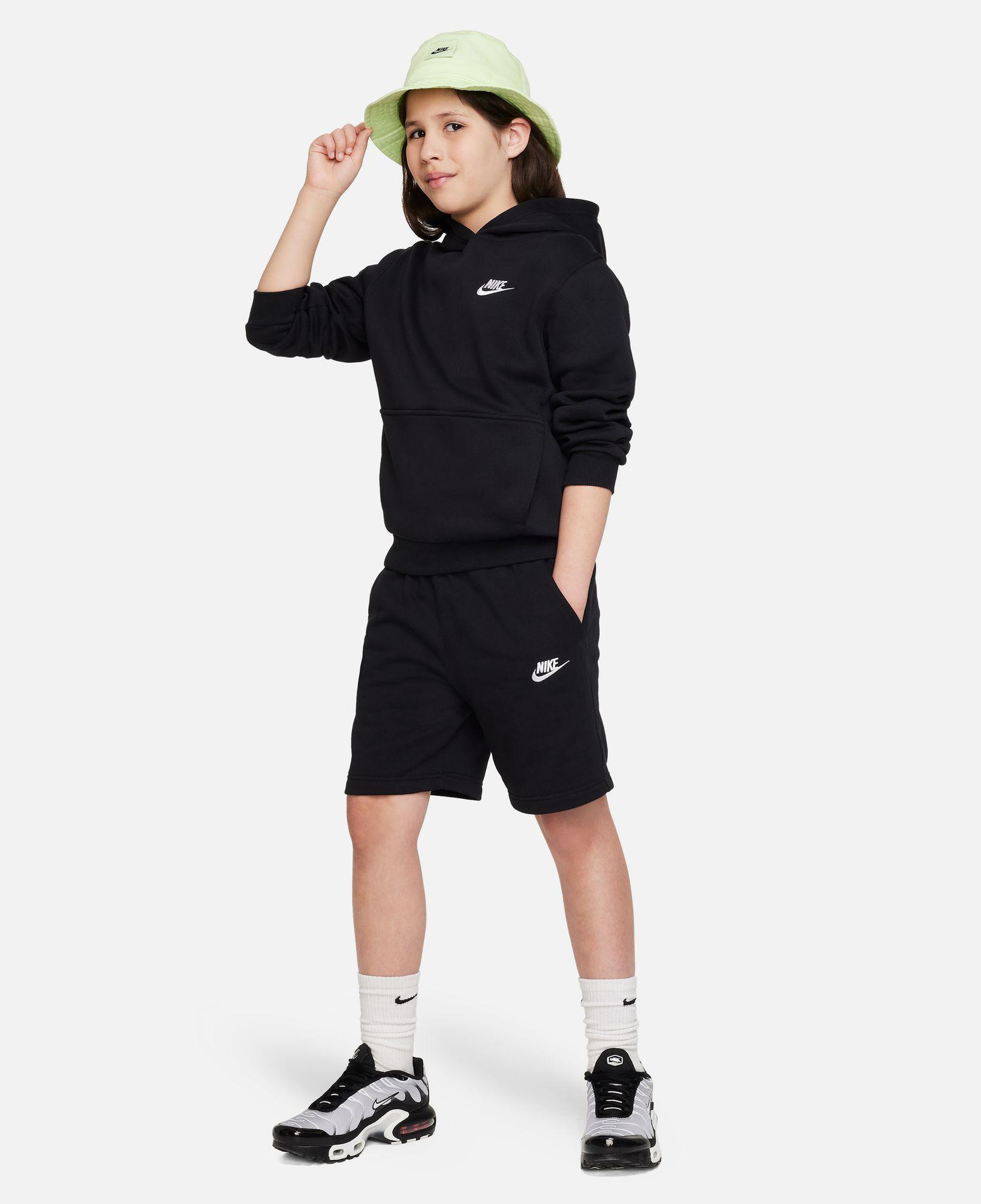Nike Sportswear Club Fleece Çocuk Siyah Kapüşonlu Hoodie