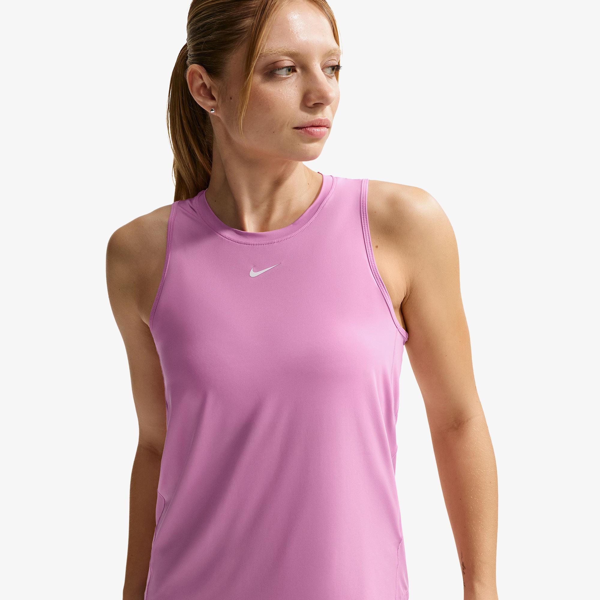 Nike One Classic Dri-Fit Kadın Pembe Kolsuz T-Shirt