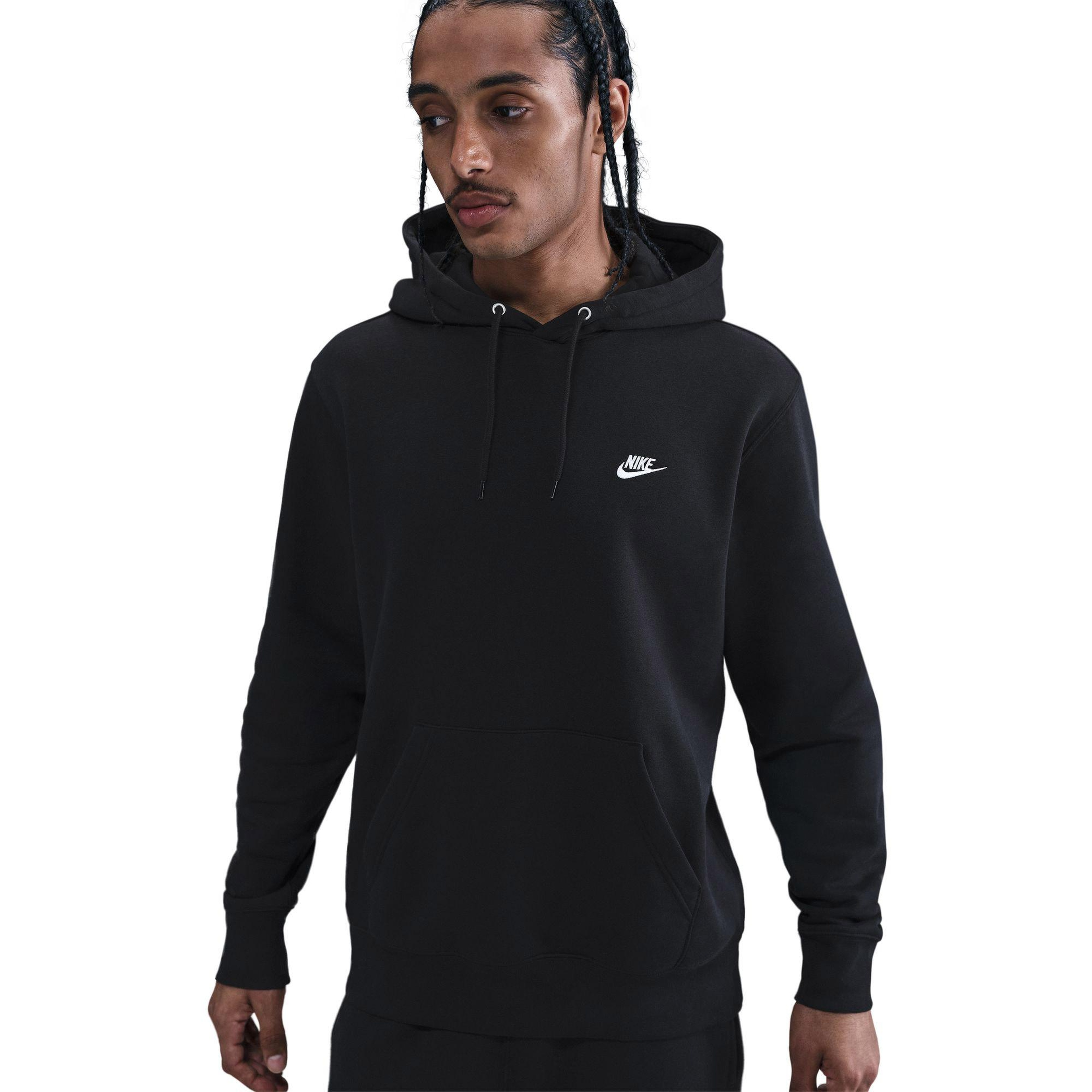 Nike Club Pullover Fleece Erkek Siyah Hoodie