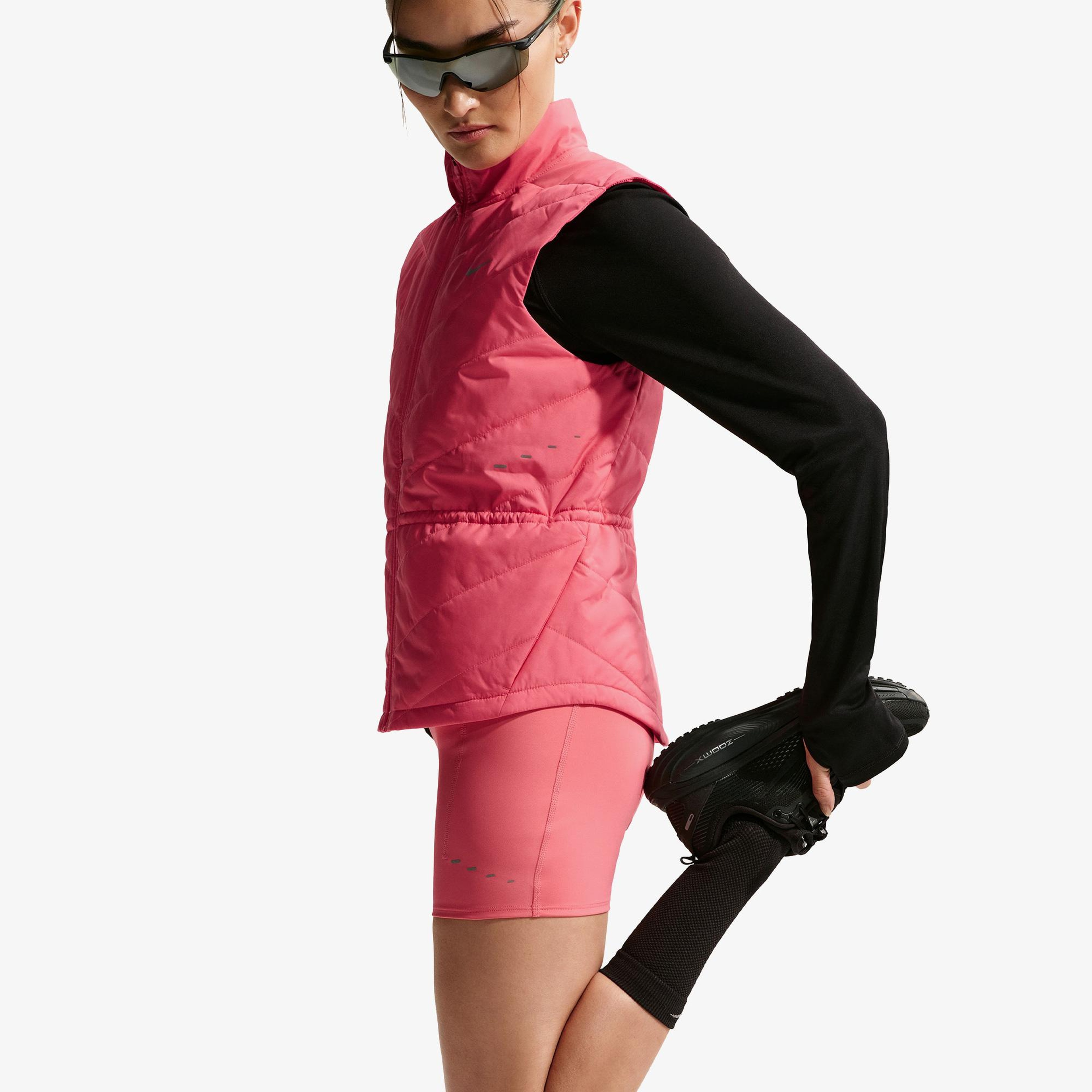 Nike Dri-Fit Swift Yüksek Belli 10 cm Kadın Pembe Kısa Tayt