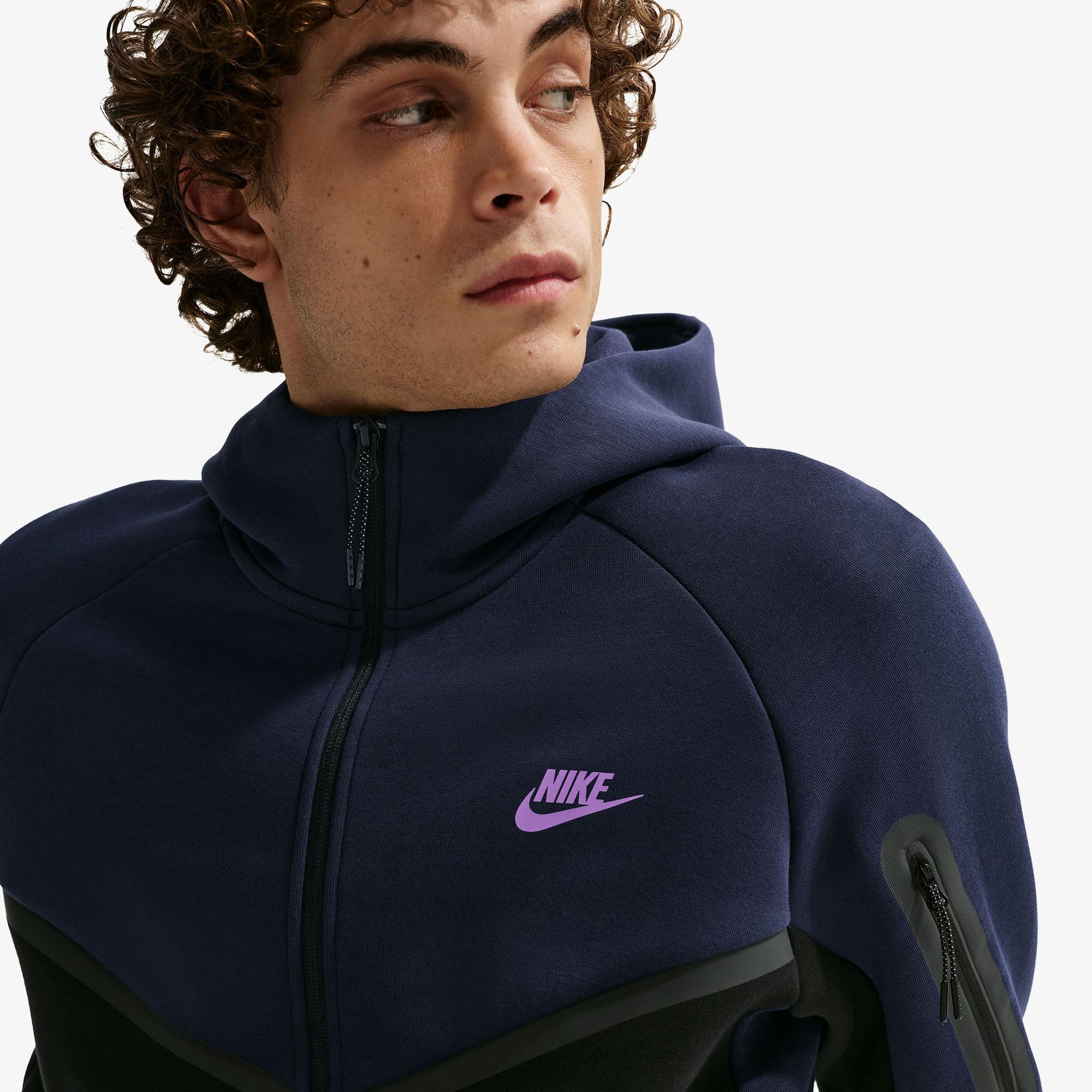 Nike Tech Fleece Erkek Lacivert Sweatshirt