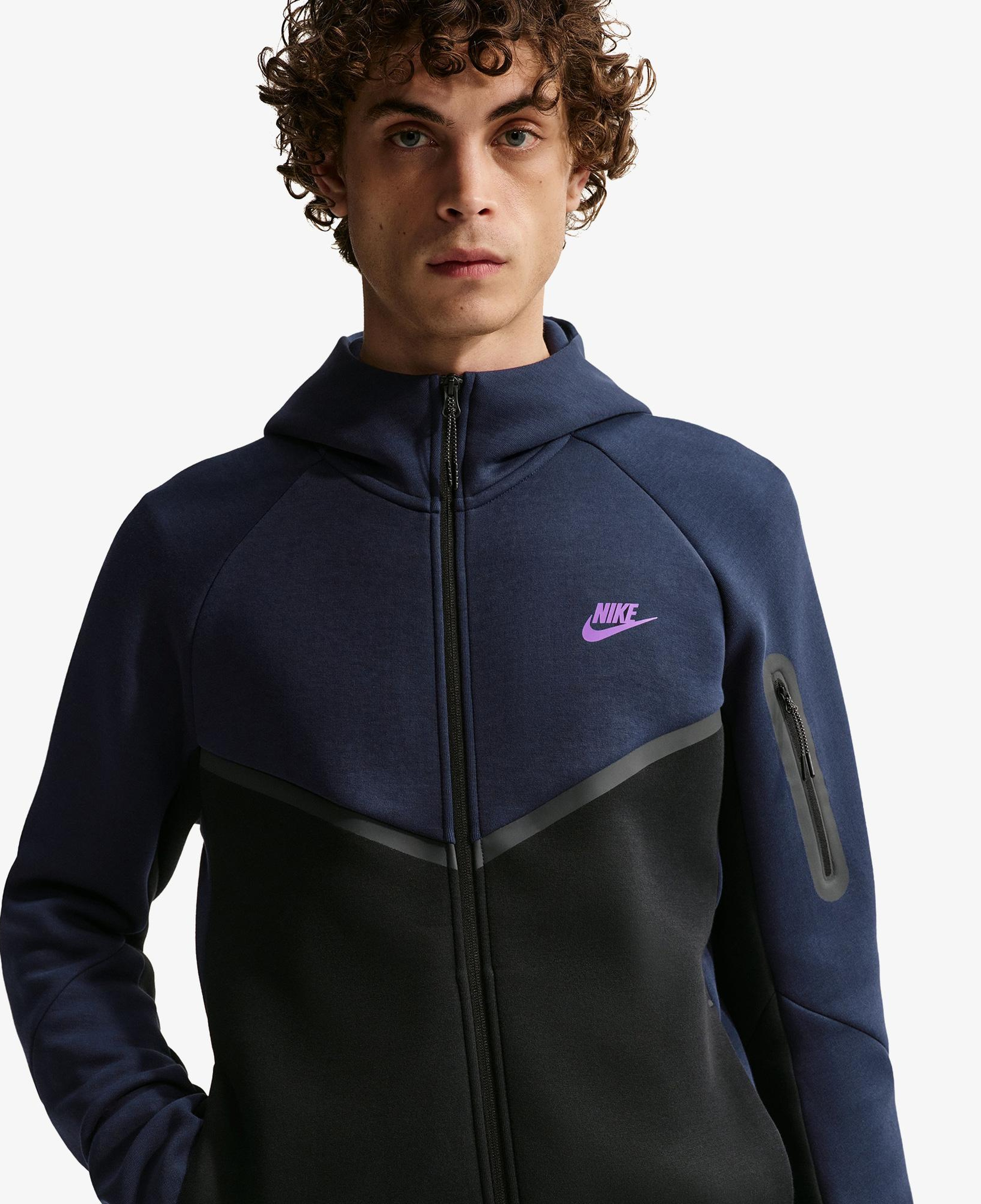 Nike Tech Fleece Erkek Lacivert Sweatshirt