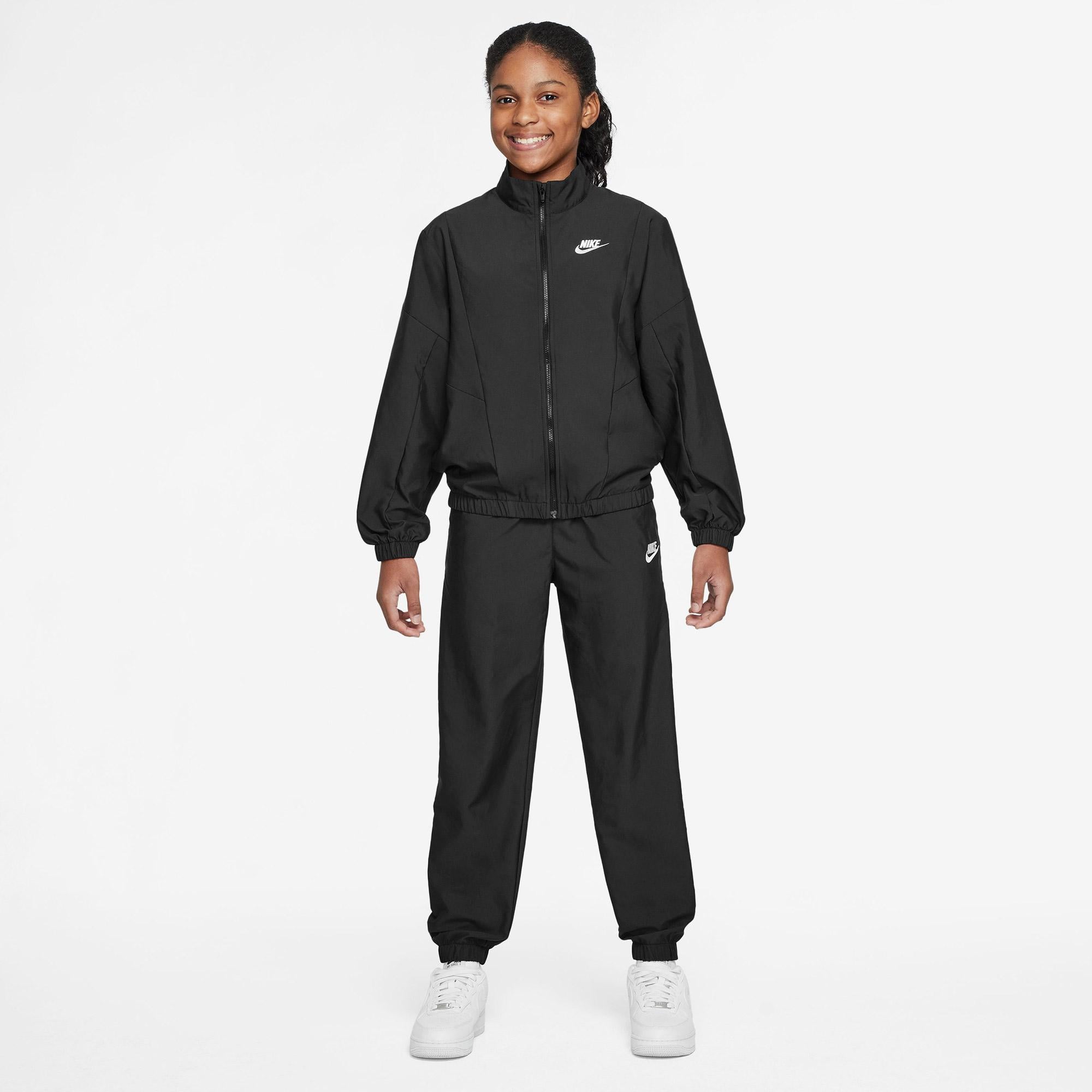 Nike Sportswear Woven Çocuk Siyah Eşofman Takımı