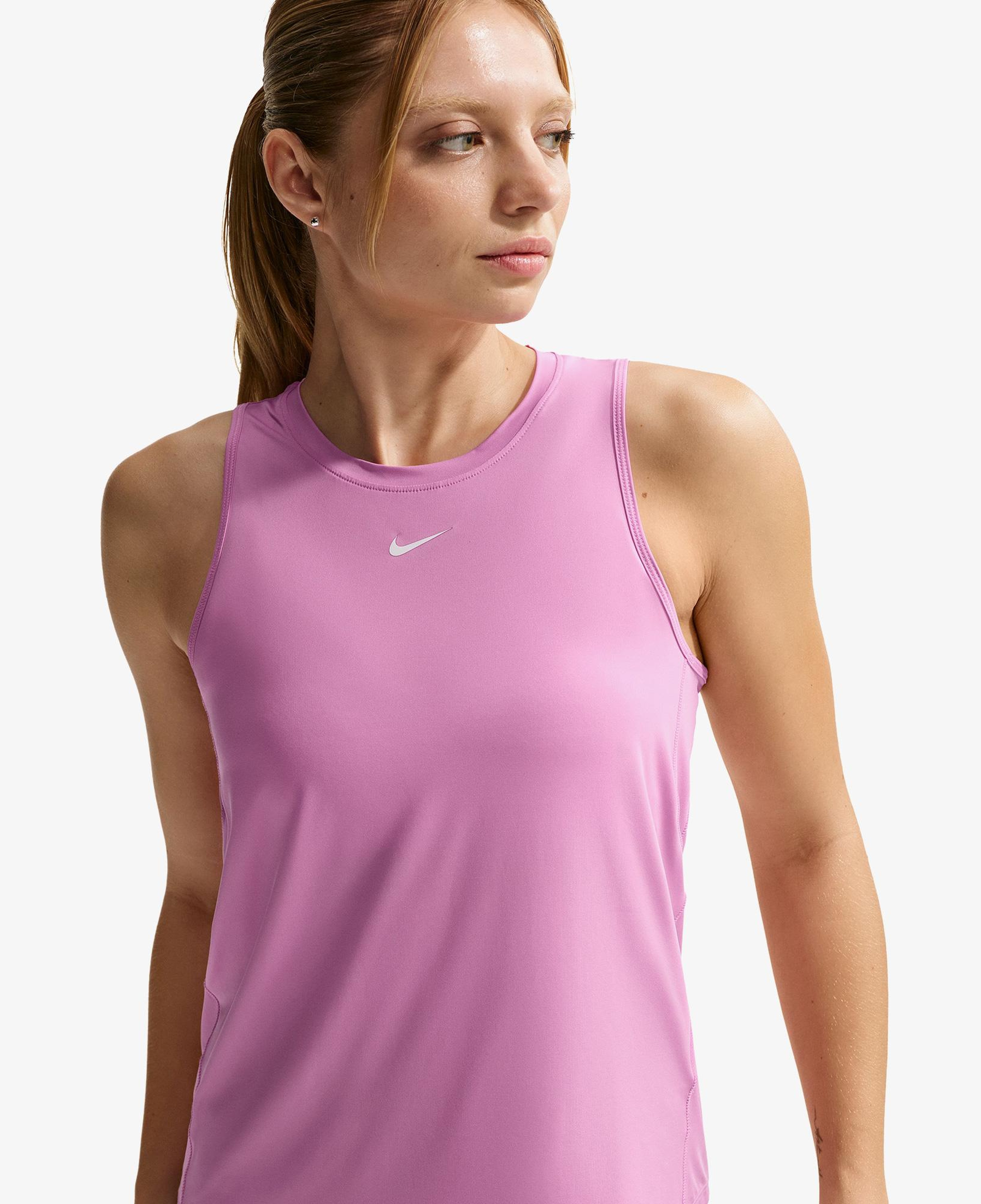 Nike One Classic Dri-Fit Kadın Pembe Kolsuz T-Shirt