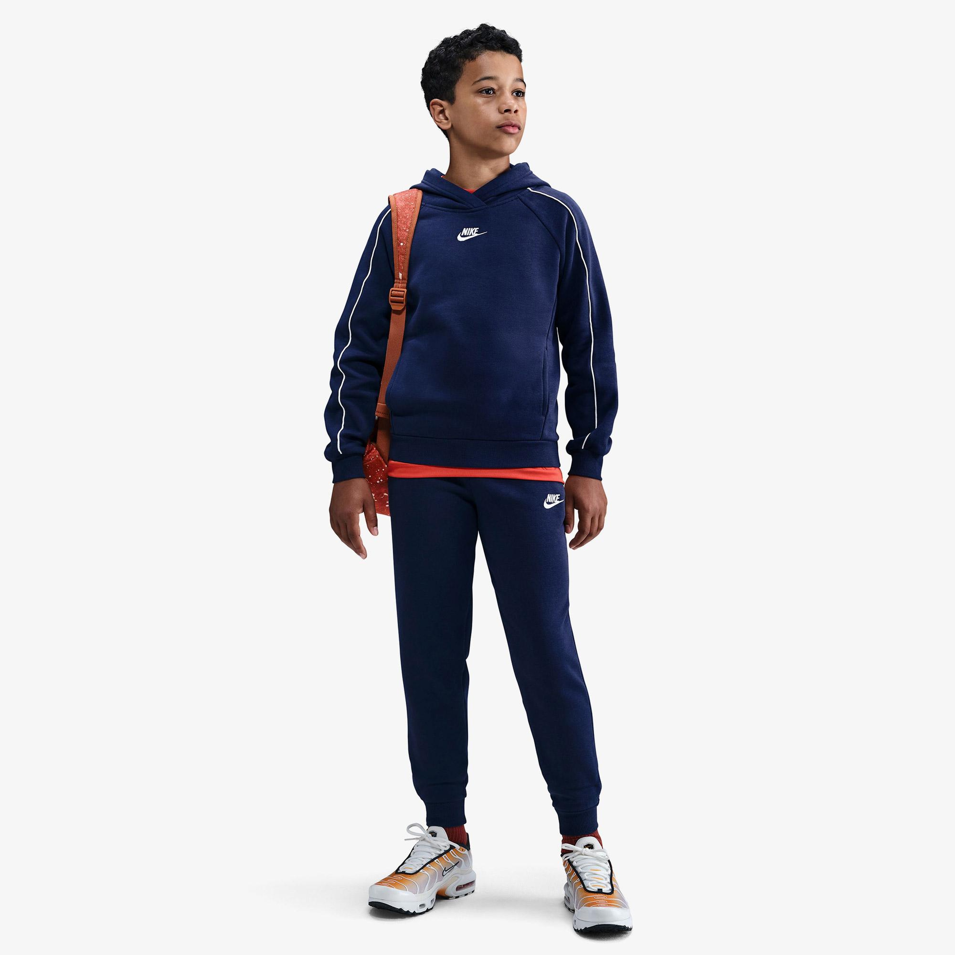 Nike Sportswear Club Fleece Çocuk Lacivert Eşofman Takımı
