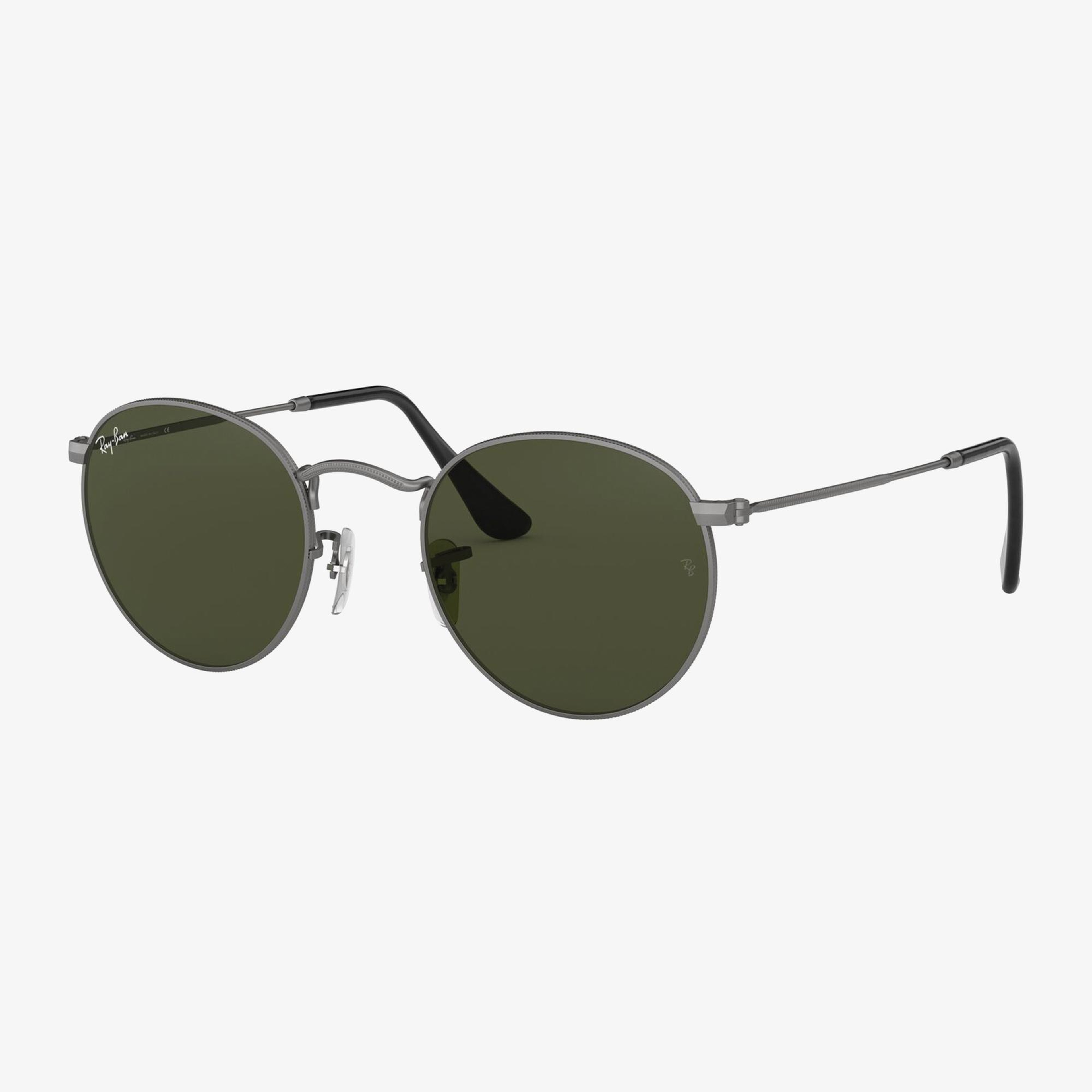 RAY-BAN 0RB3447 Round Metal Erkek Mat Gunmetal Güneş Gözlüğü
