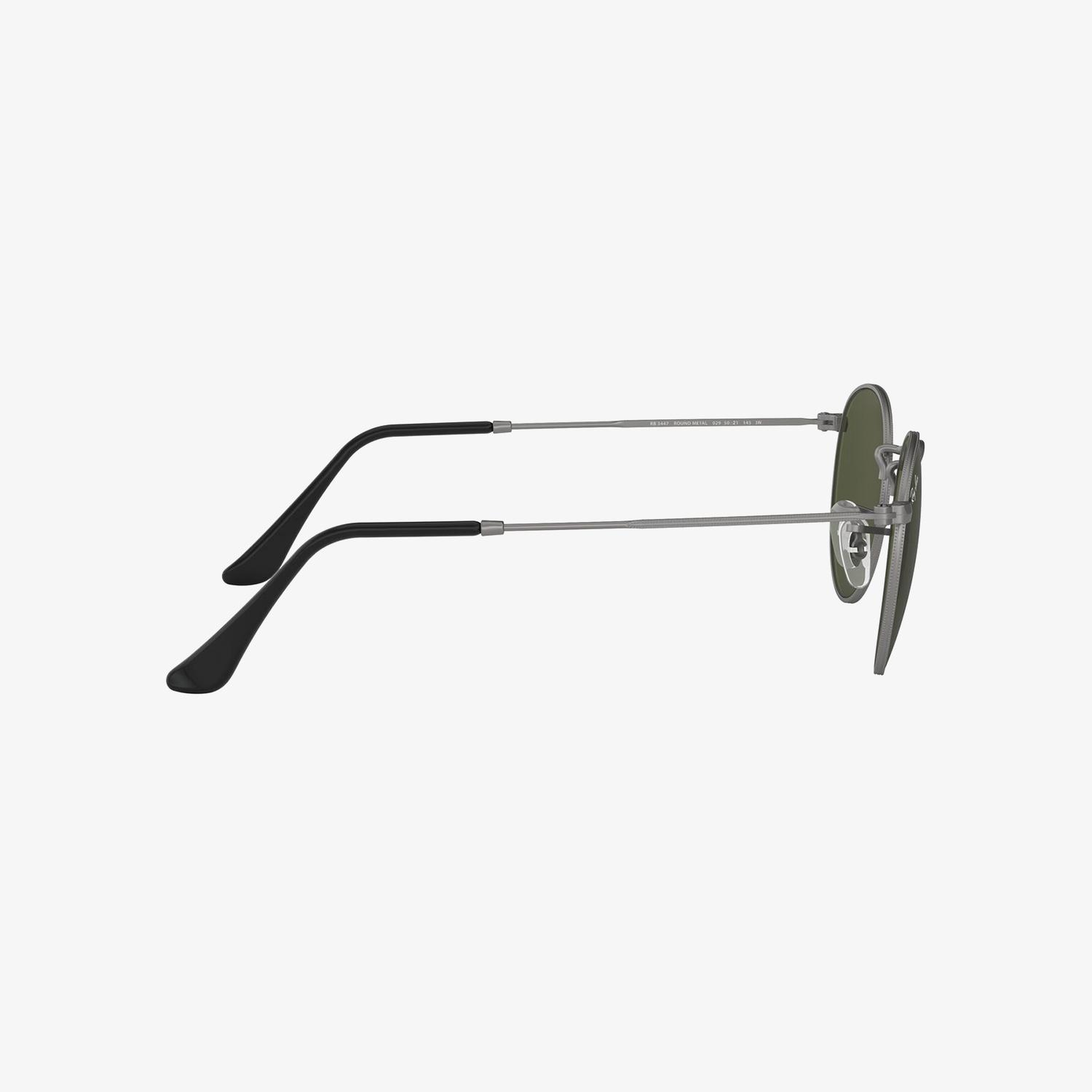 RAY-BAN 0RB3447 Round Metal Erkek Mat Gunmetal Güneş Gözlüğü
