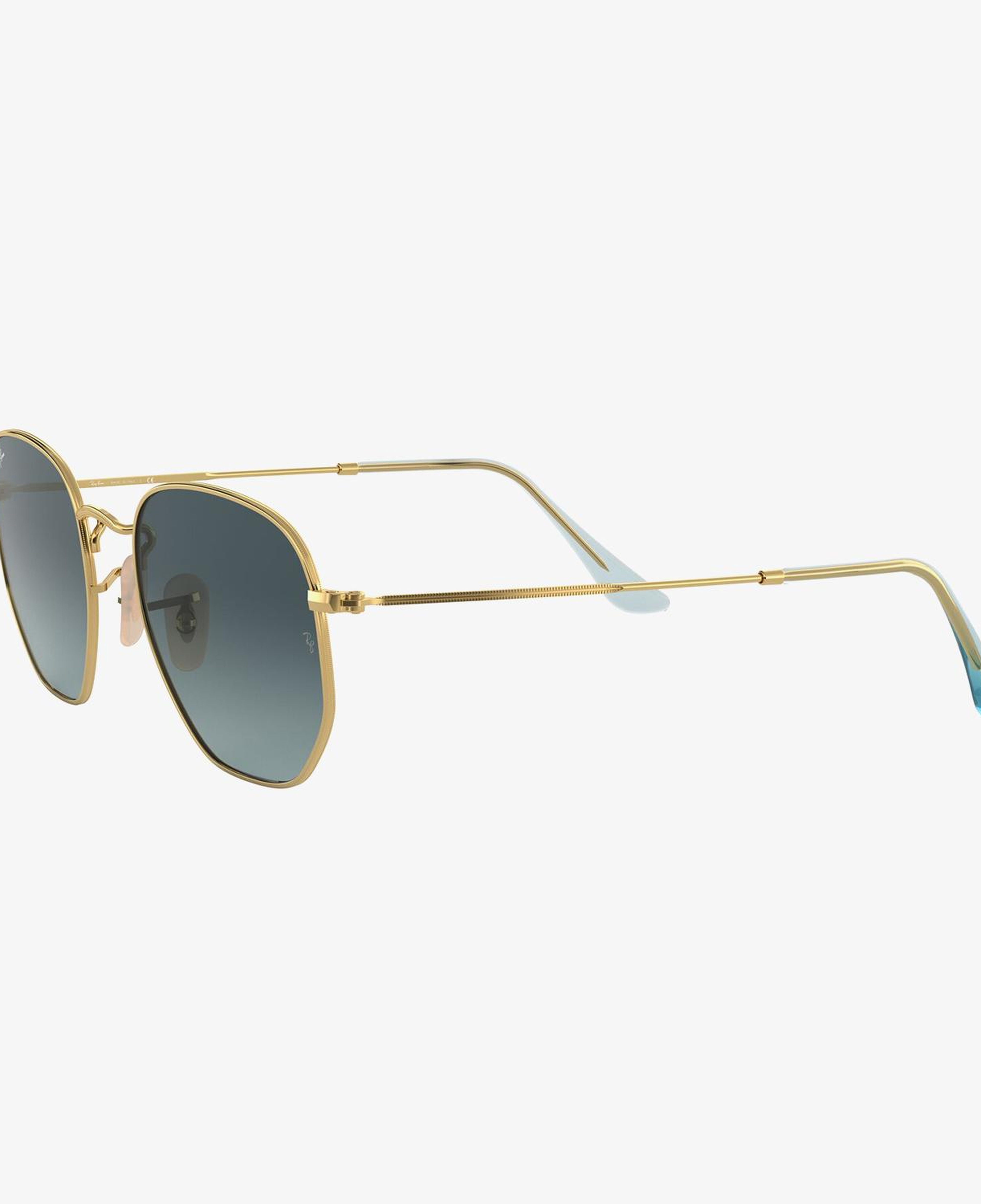 RAY-BAN 0RB3548N Hexagonal Unisex Gold Güneş Gözlüğü
