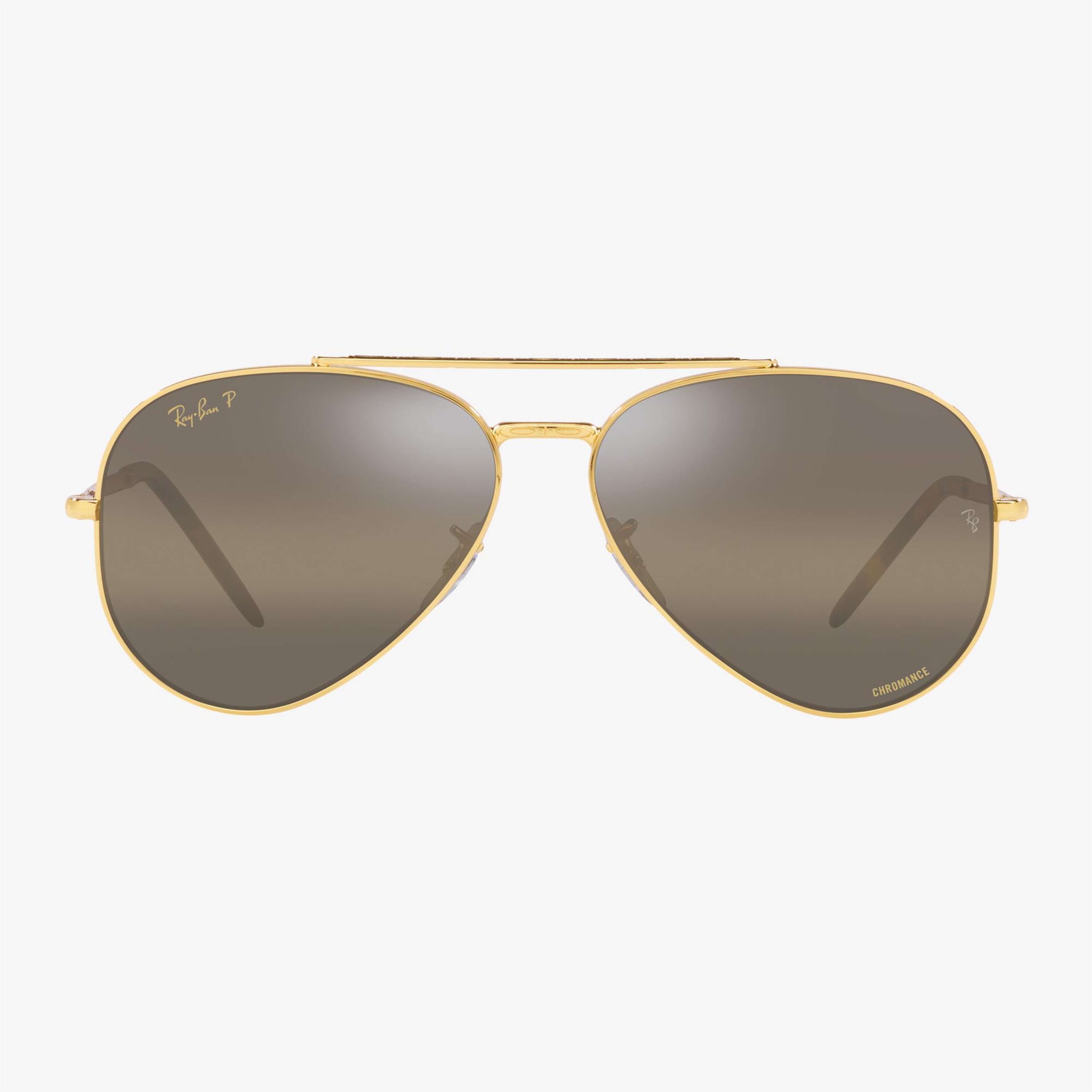 Ray-Ban New Aviator Unisex Altın Rengi Güneş Gözlüğü