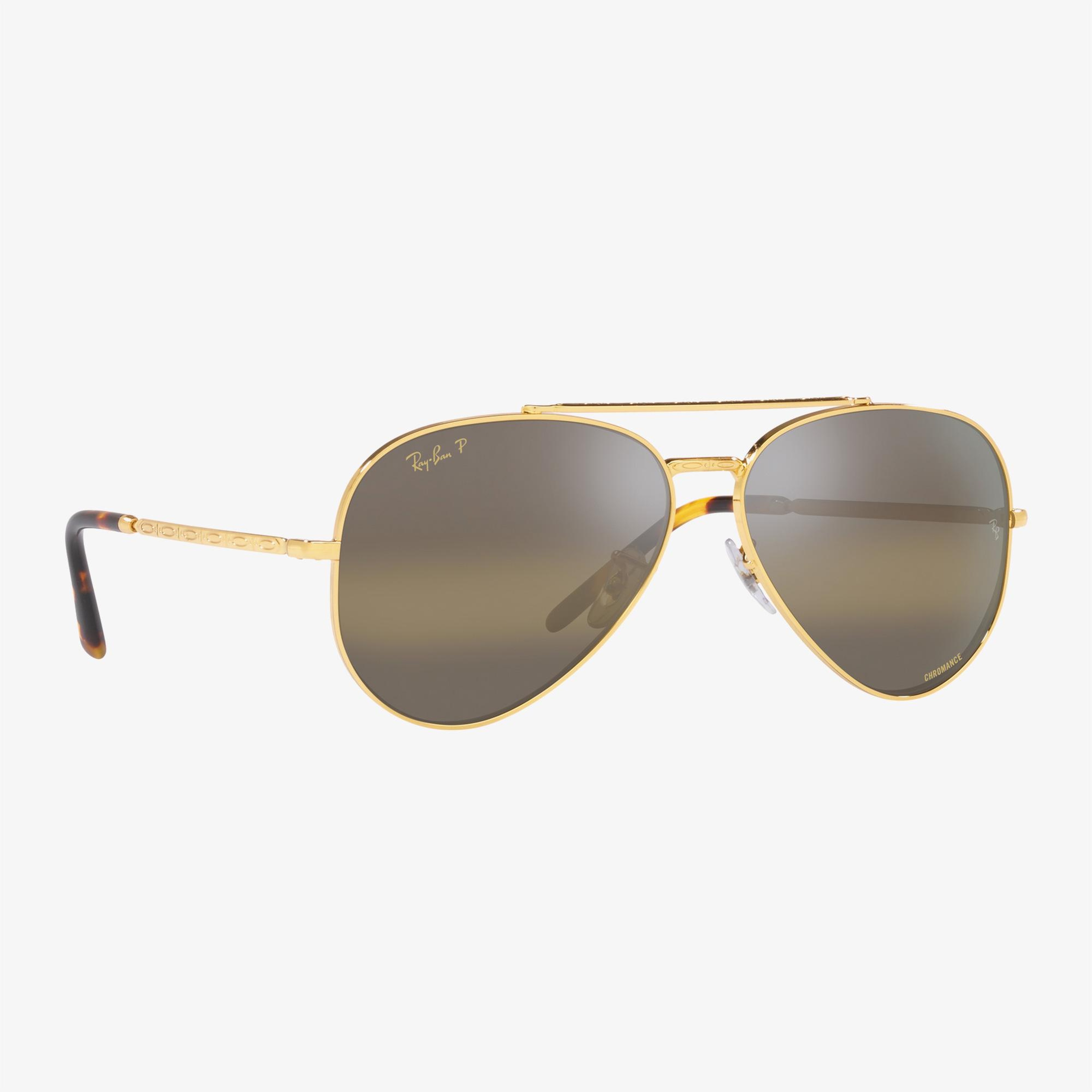Ray-Ban New Aviator Unisex Altın Rengi Güneş Gözlüğü