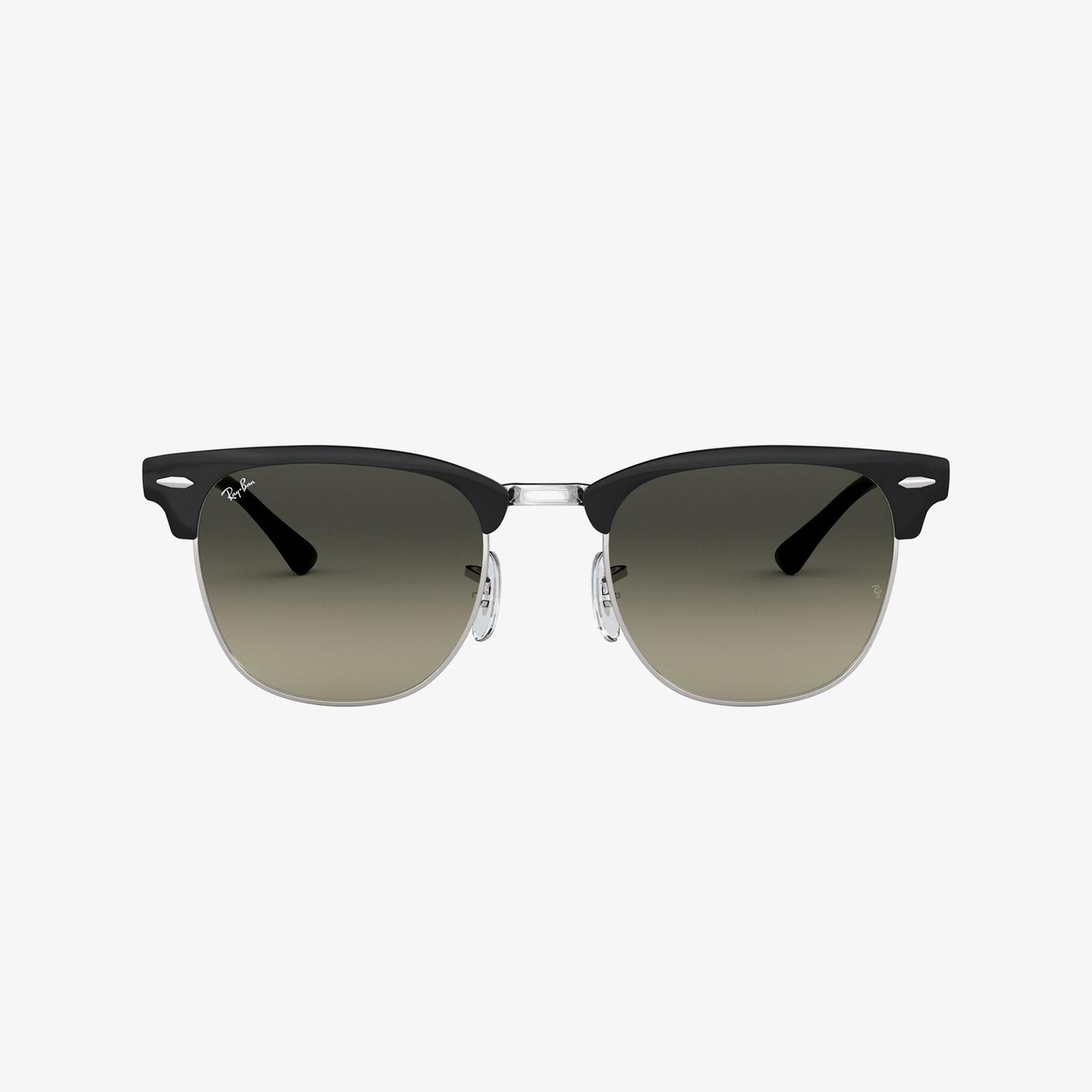 RAY-BAN 0RB3716 Clubmaster Metal Unisex Silver Siyah Güneş Gözlüğü