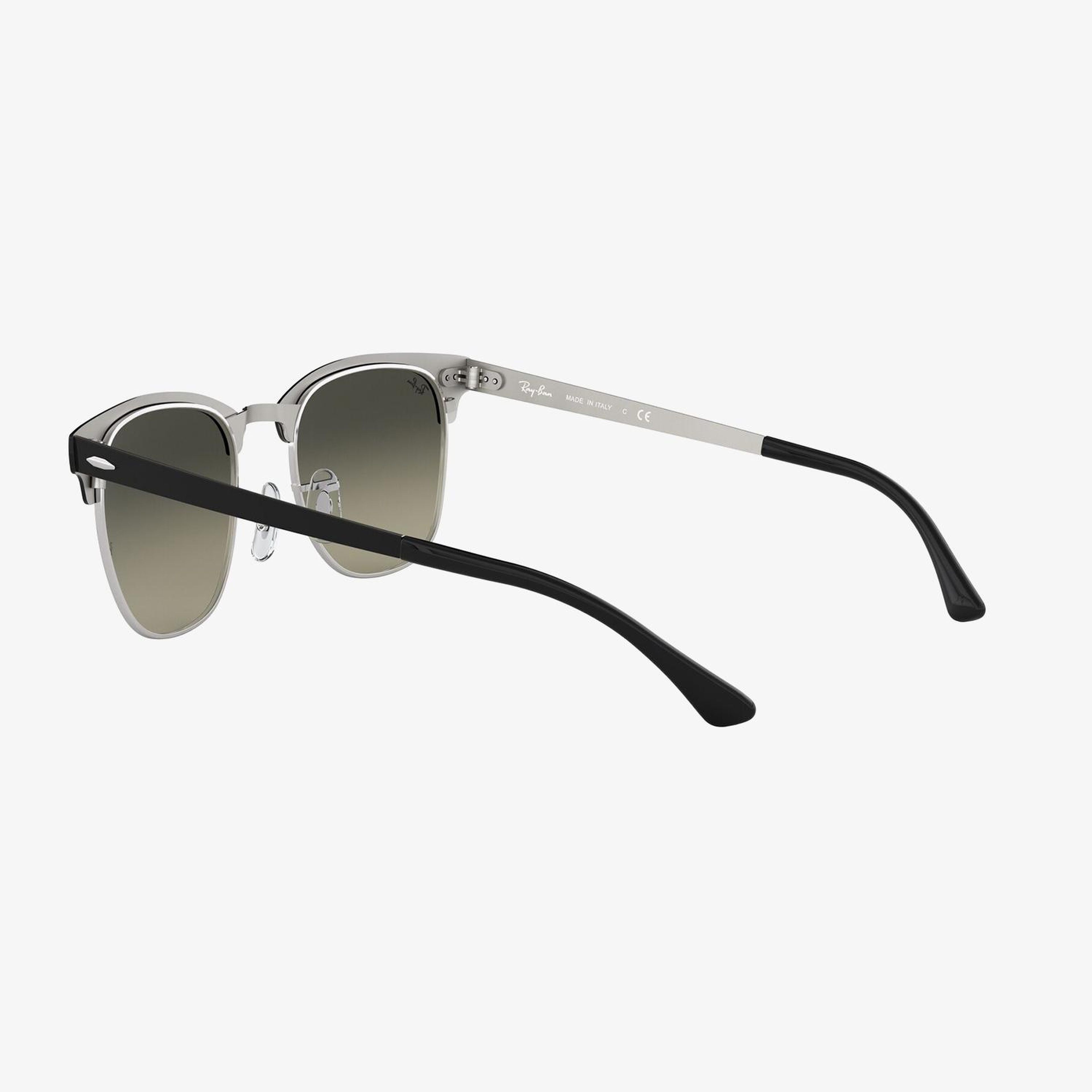 RAY-BAN 0RB3716 Clubmaster Metal Unisex Silver Siyah Güneş Gözlüğü