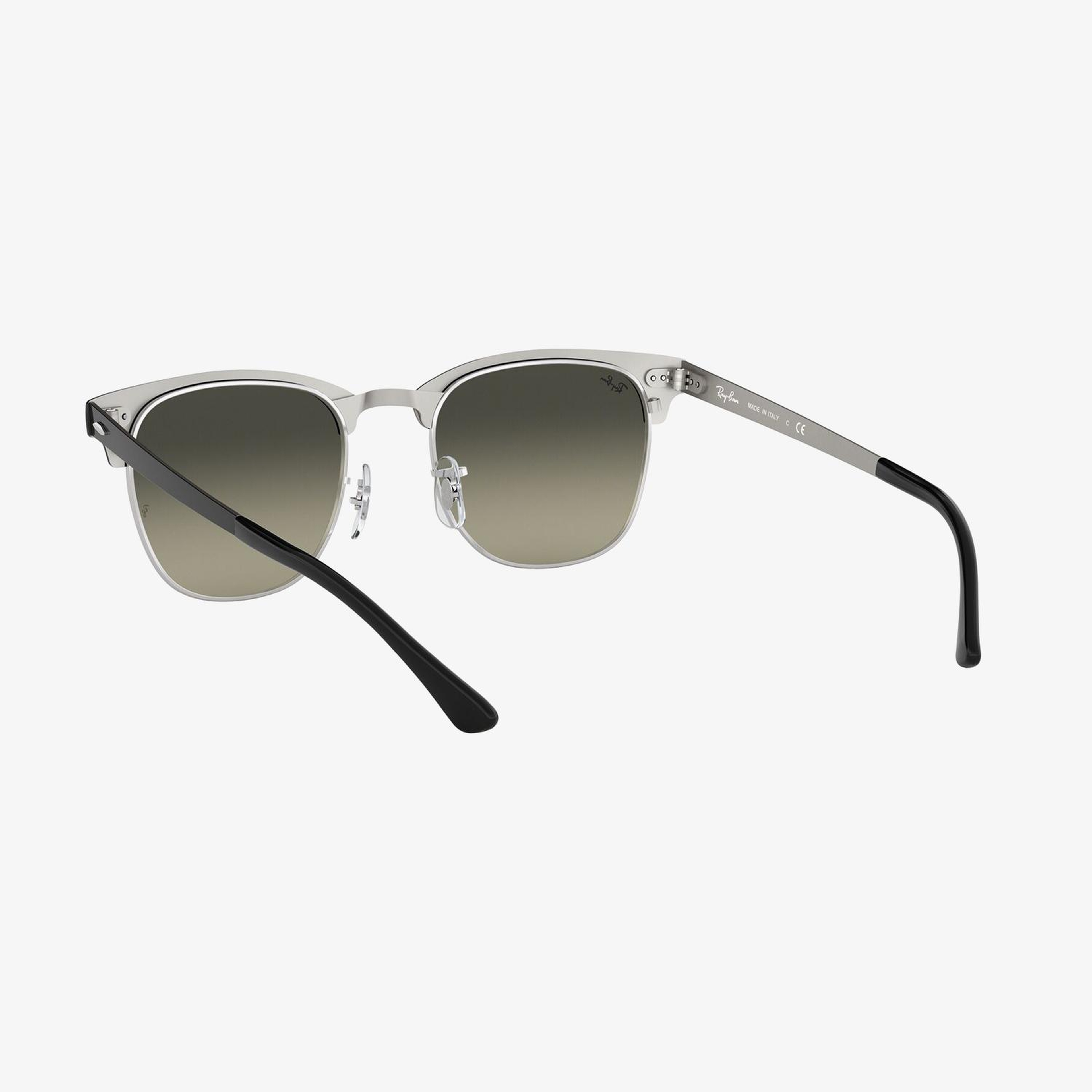 RAY-BAN 0RB3716 Clubmaster Metal Unisex Silver Siyah Güneş Gözlüğü