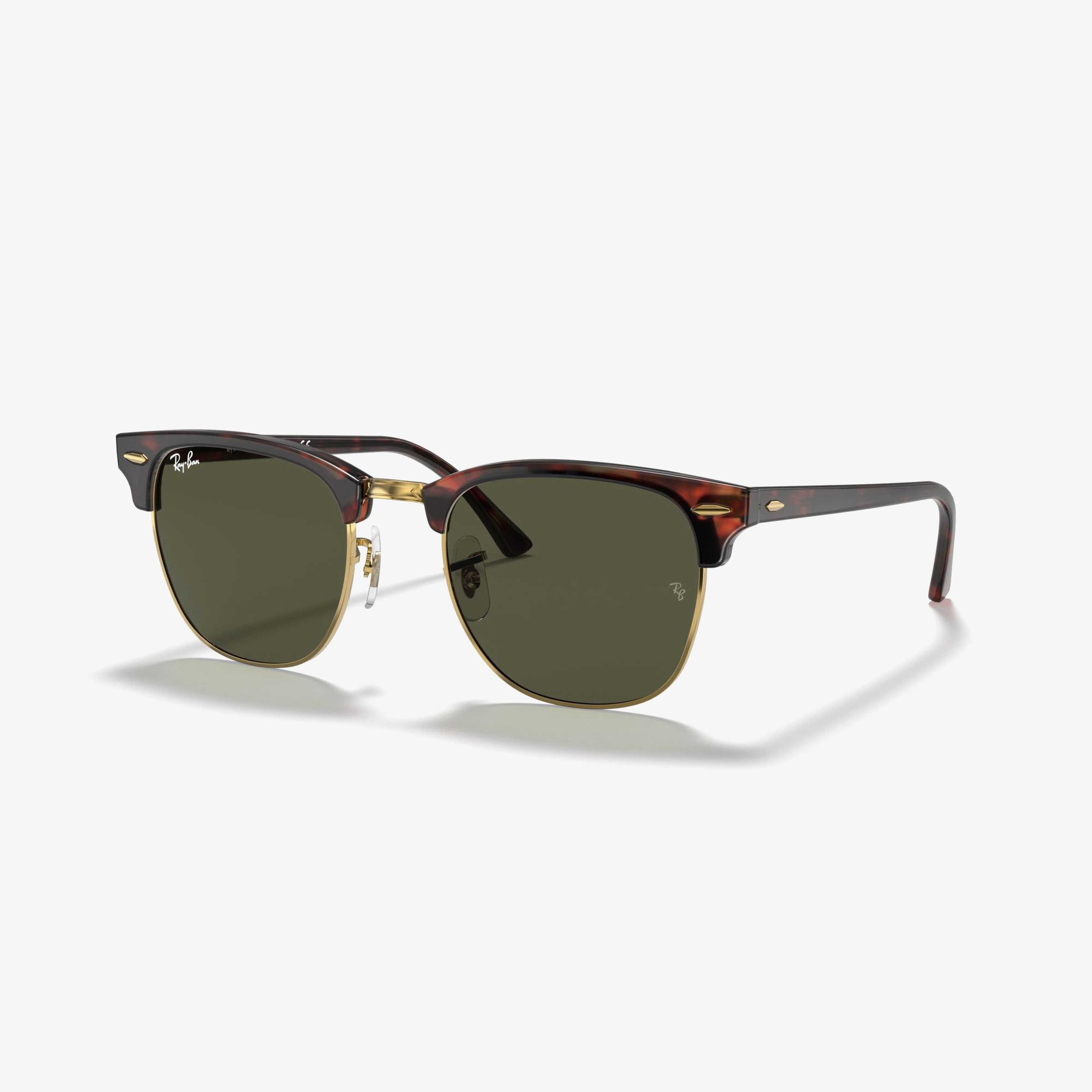 RAY-BAN 0RB3016 Clubmaster Erkek Mock Tortoise Arista Güneş Gözlüğü