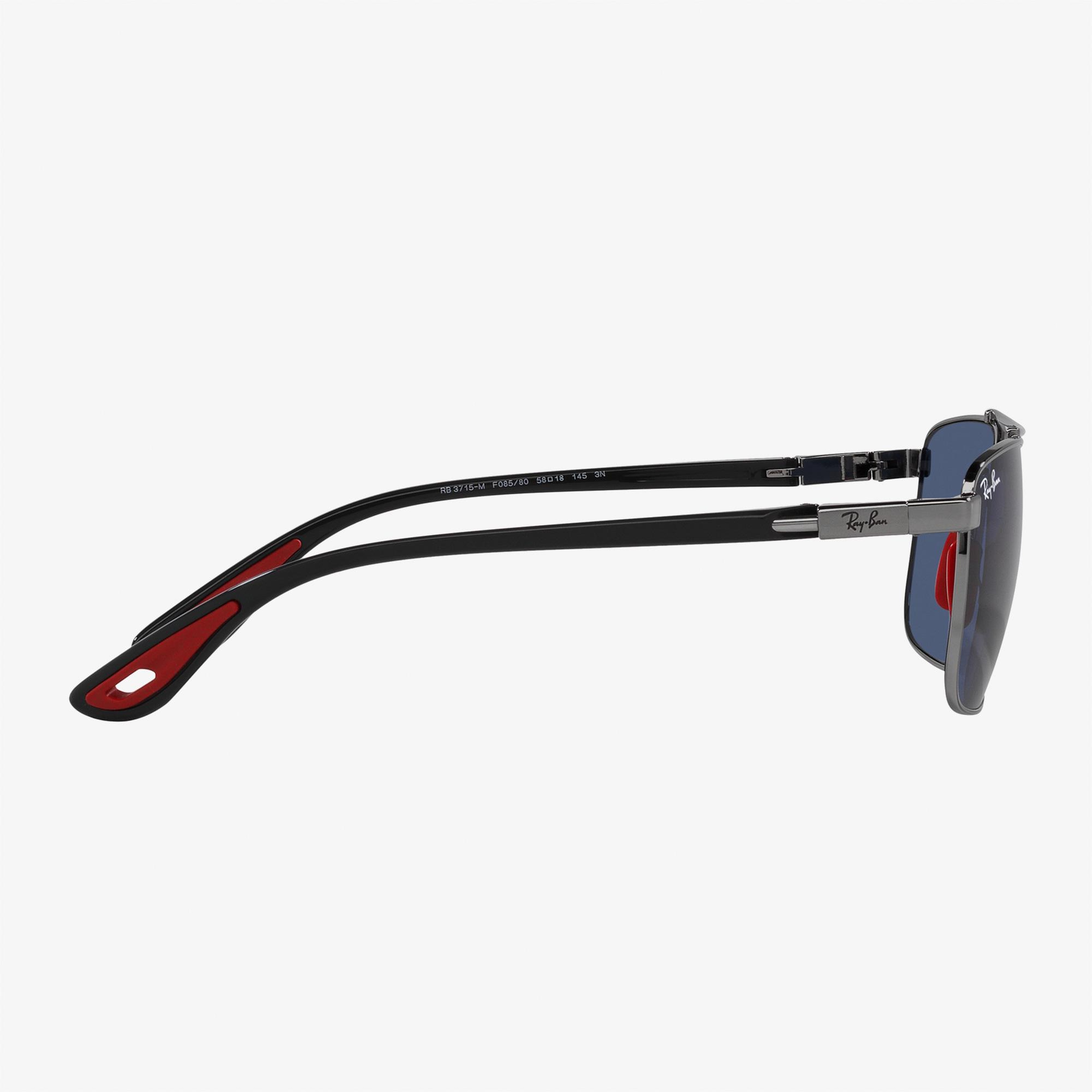 RAY-BAN 0RB3715 Unisex Gri Güneş Gözlüğü