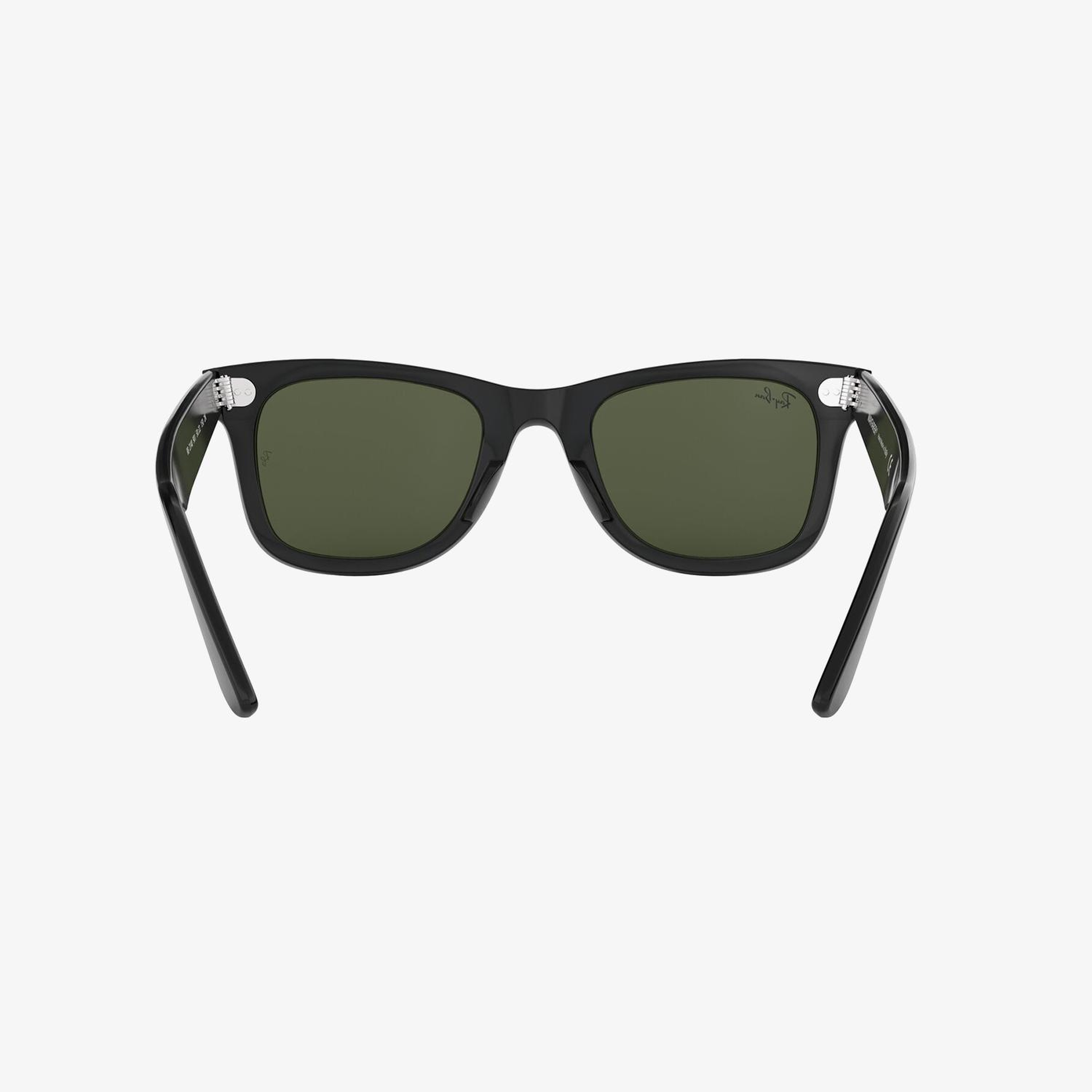 RAY-BAN 0RB2140 Wayfarer Yeşil Camlı Unisex Siyah Güneş Gözlüğü