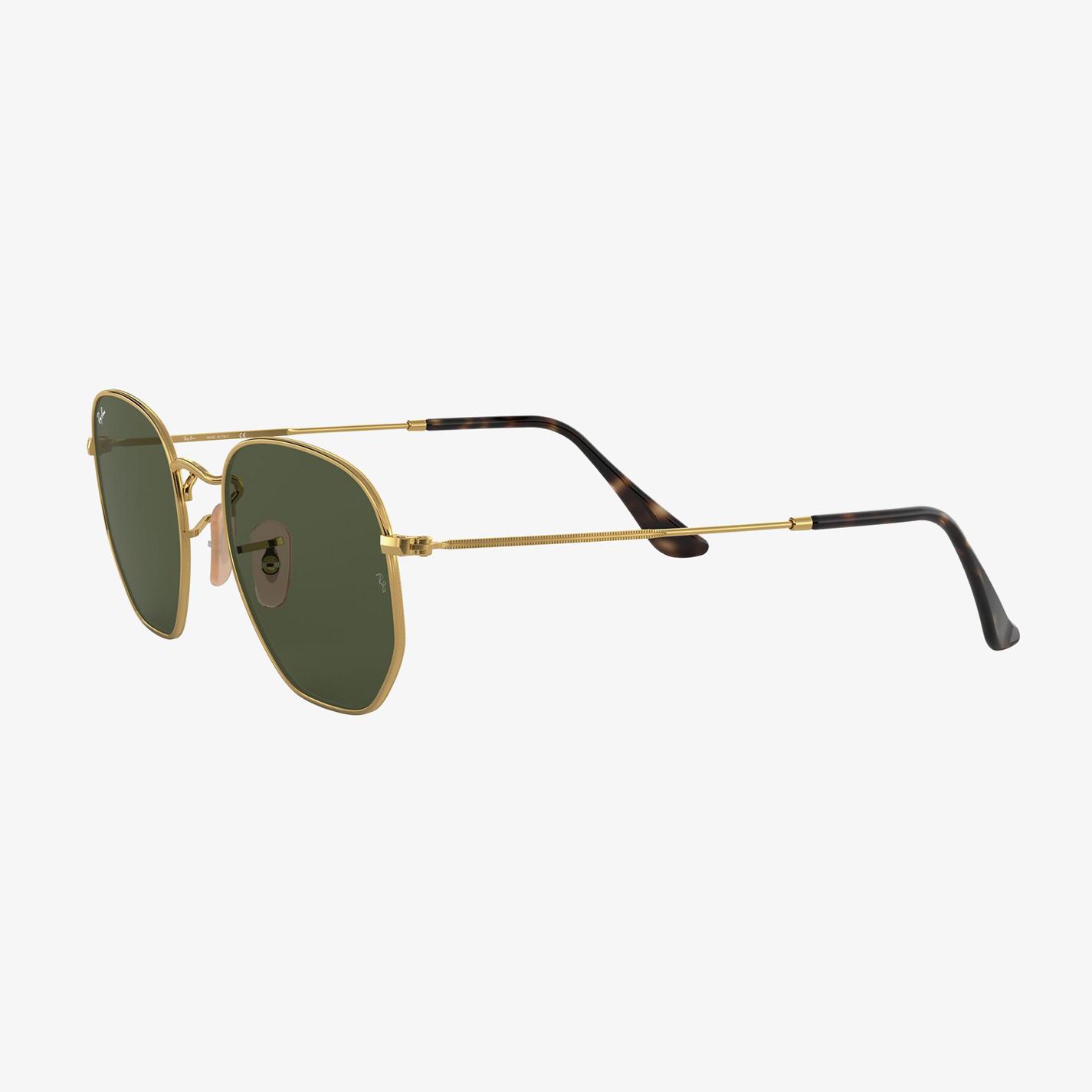 RAY-BAN 0RB3548N Hexagonal Unisex Gold Güneş Gözlüğü