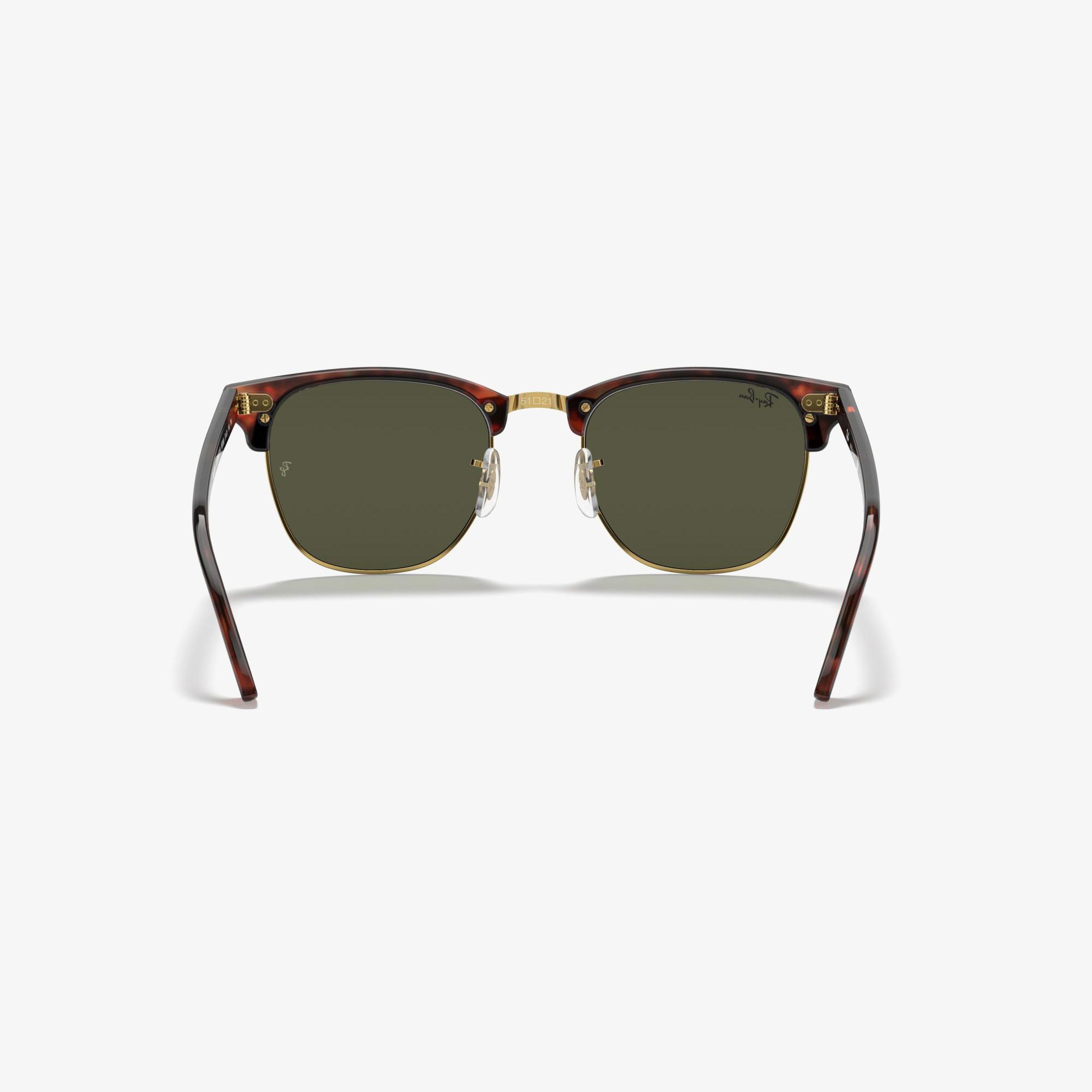 RAY-BAN 0RB3016 Clubmaster Erkek Mock Tortoise Arista Güneş Gözlüğü