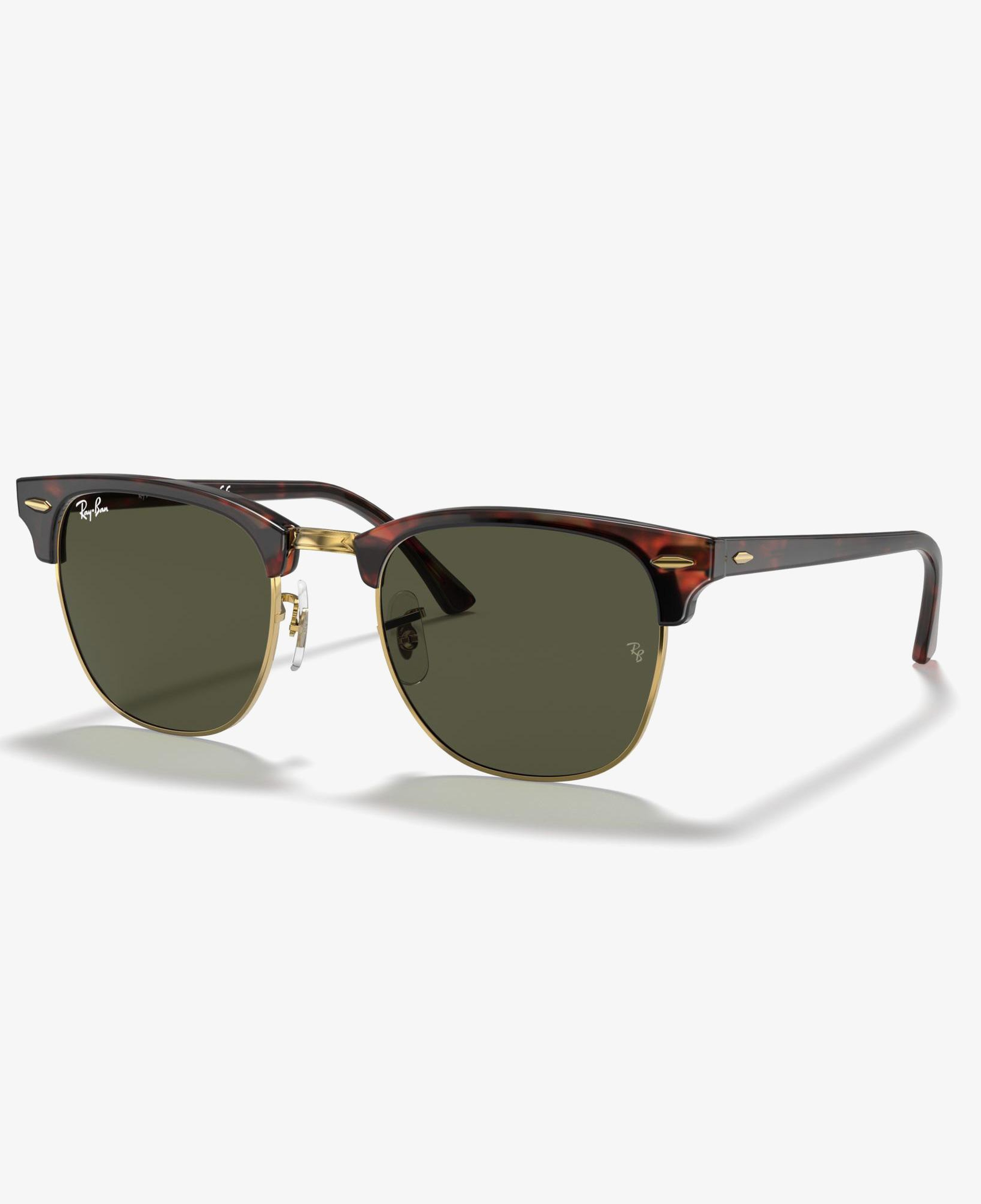 RAY-BAN 0RB3016 Clubmaster Erkek Mock Tortoise Arista Güneş Gözlüğü