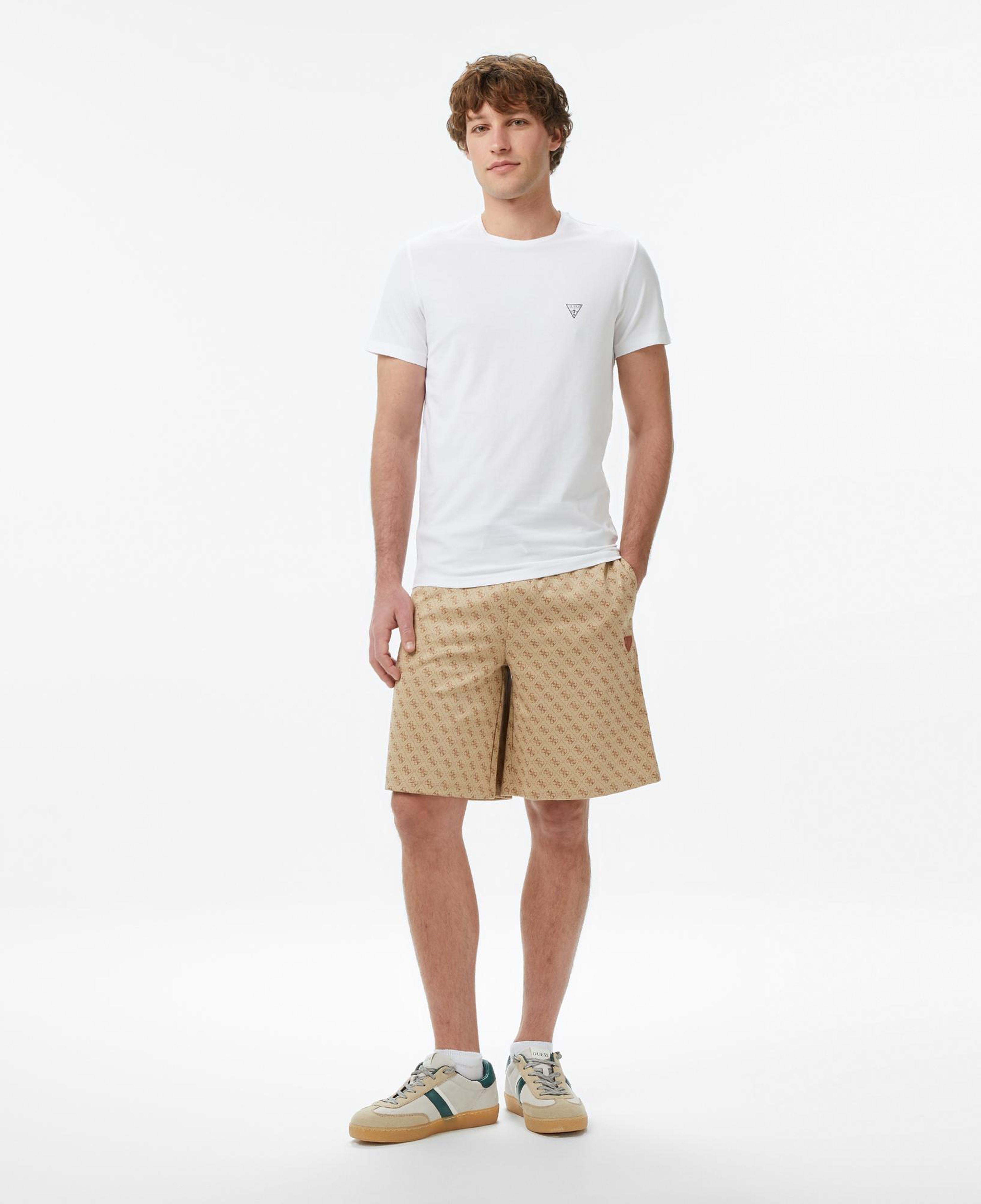 Guess New Korbin Aktif Regular Fit Erkek Bej Şort