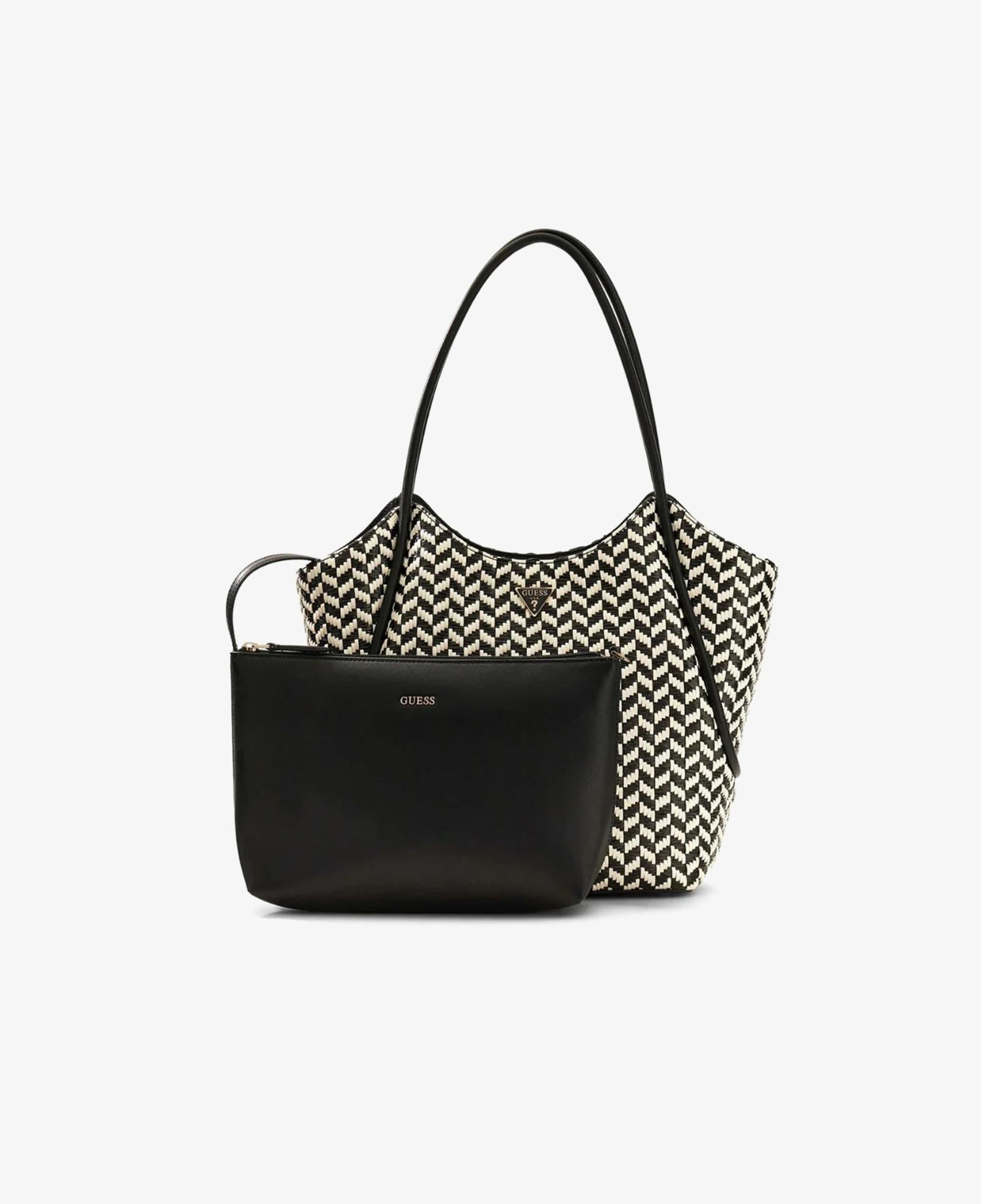 Guess Tessi Tote Kadın Siyah Omuz Çantası