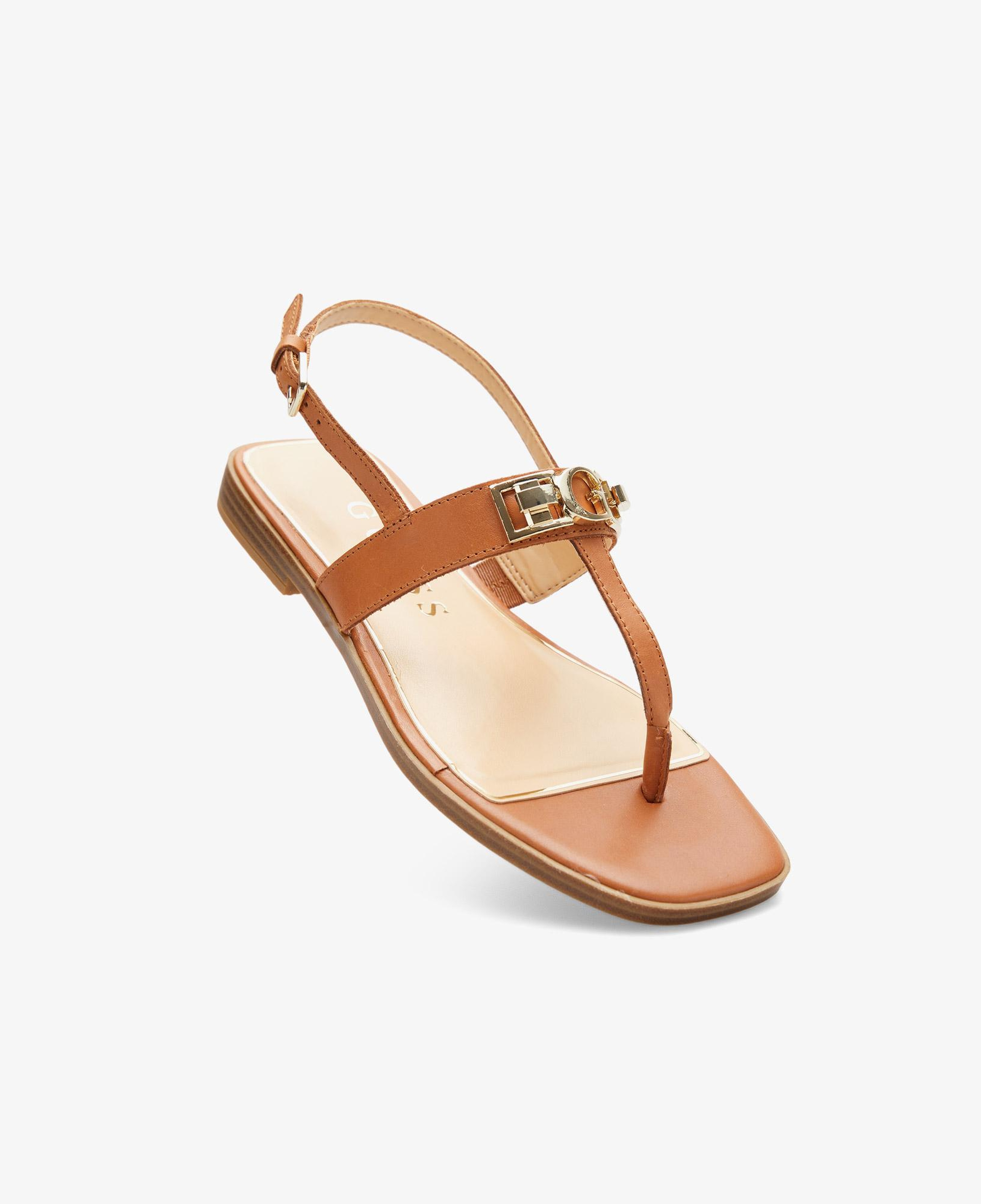 Guess Ramiry Deri Kadın Kahverengi Sandalet