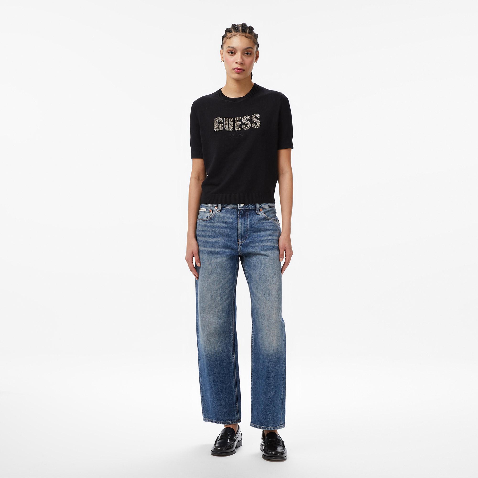 Guess Norah Kadın Siyah Triko