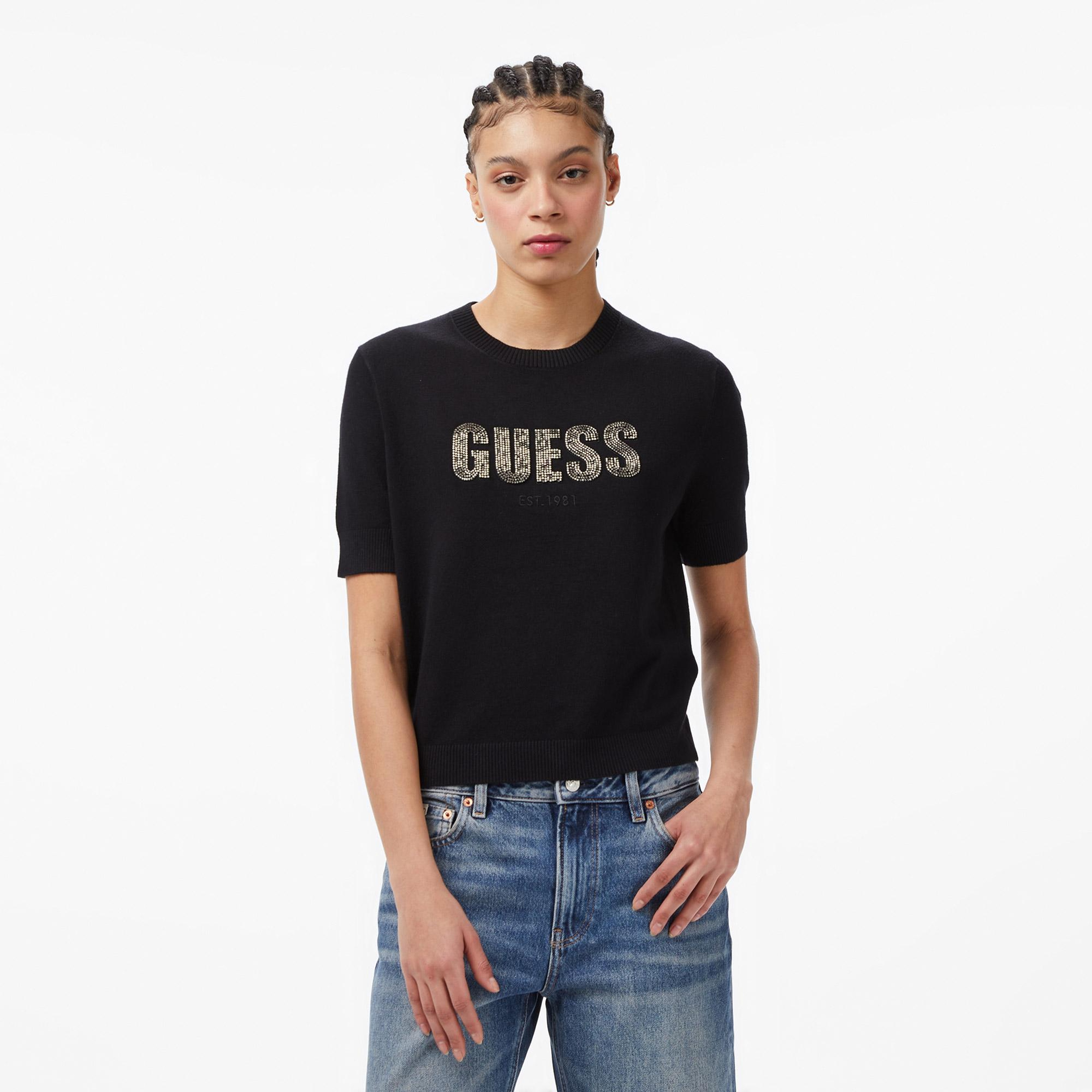 Guess Norah Kadın Siyah Triko