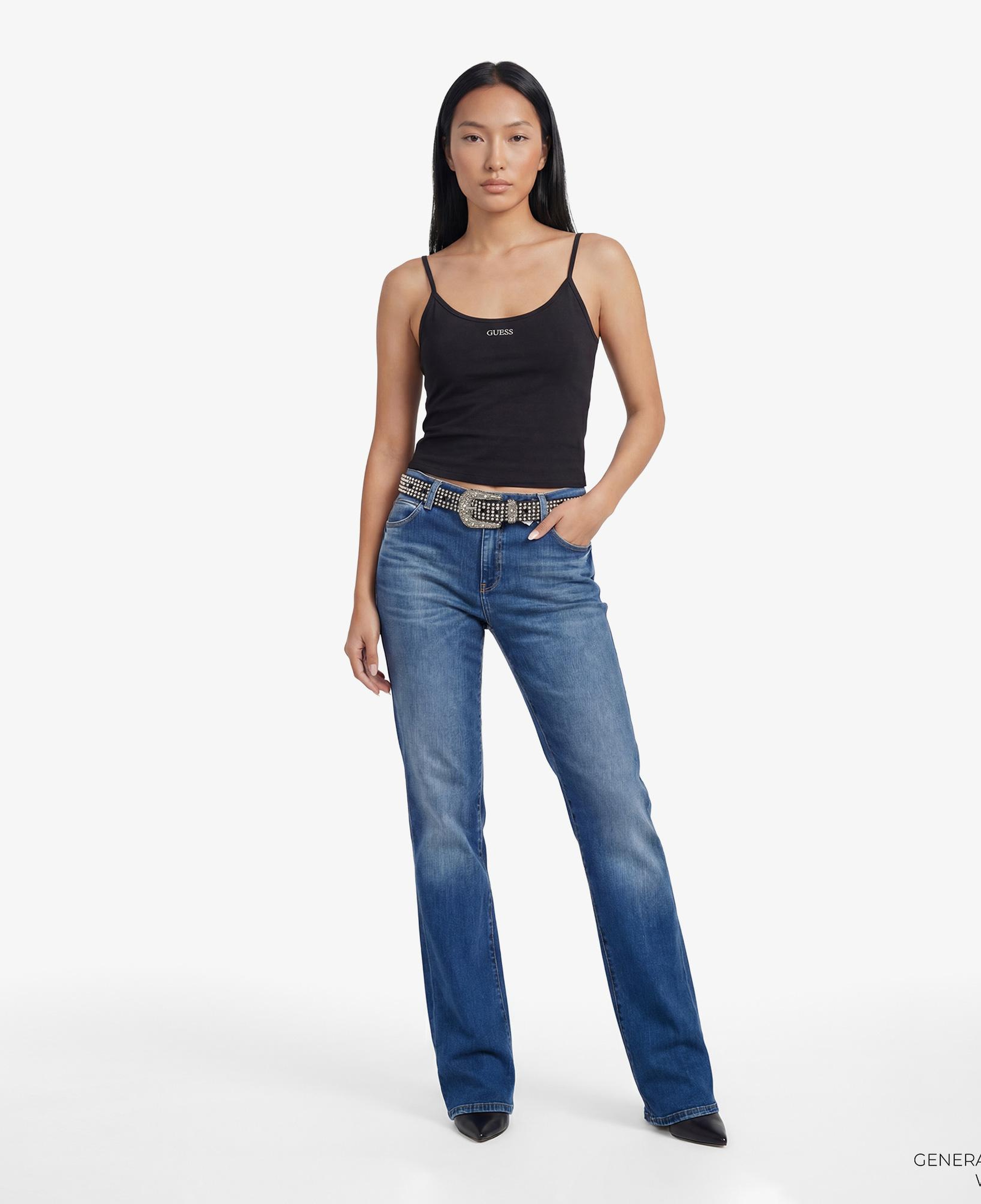 Guess Margot Aktif Kadın Siyah T-Shirt