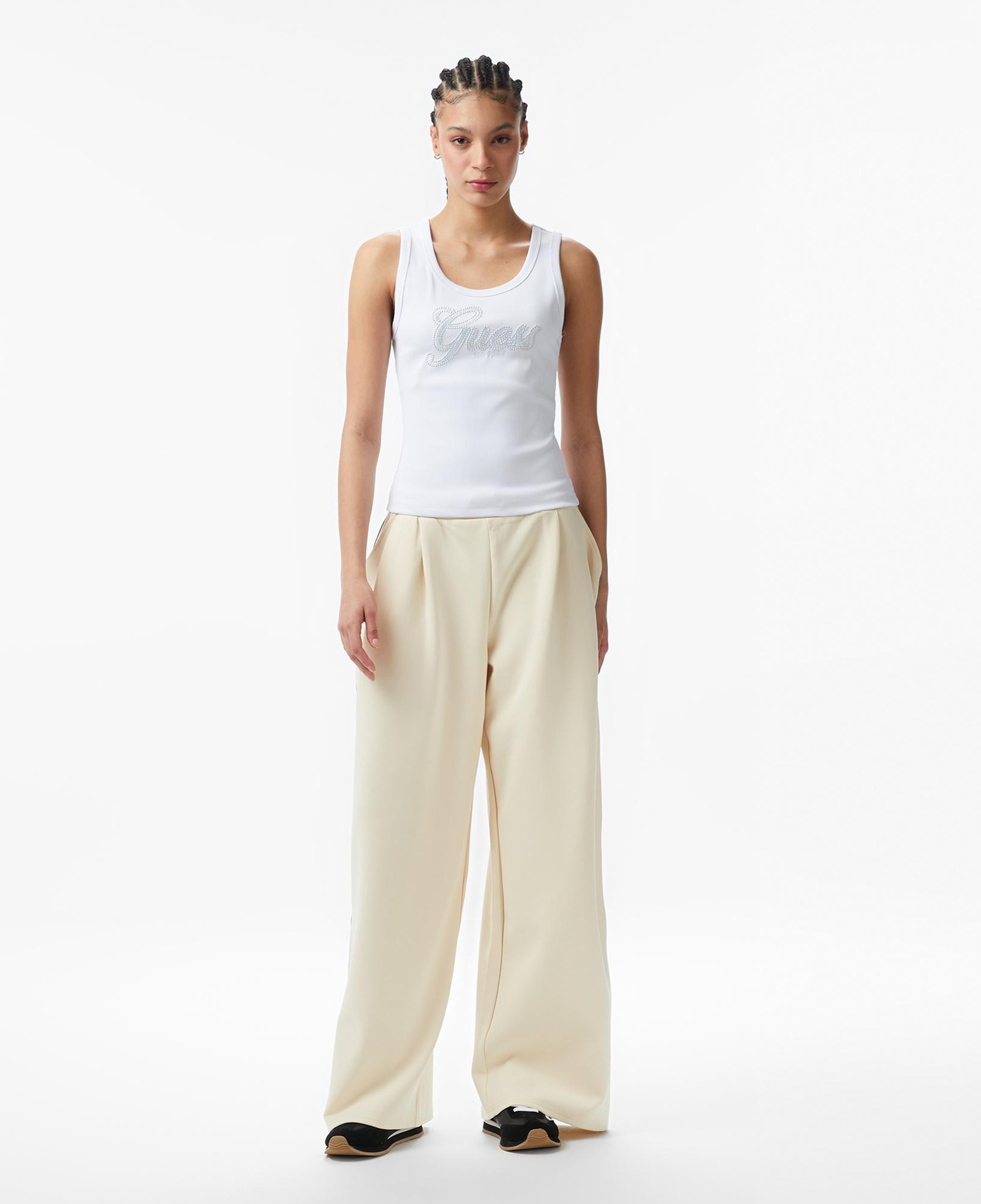 Guess Script Kadın Beyaz T-Shirt